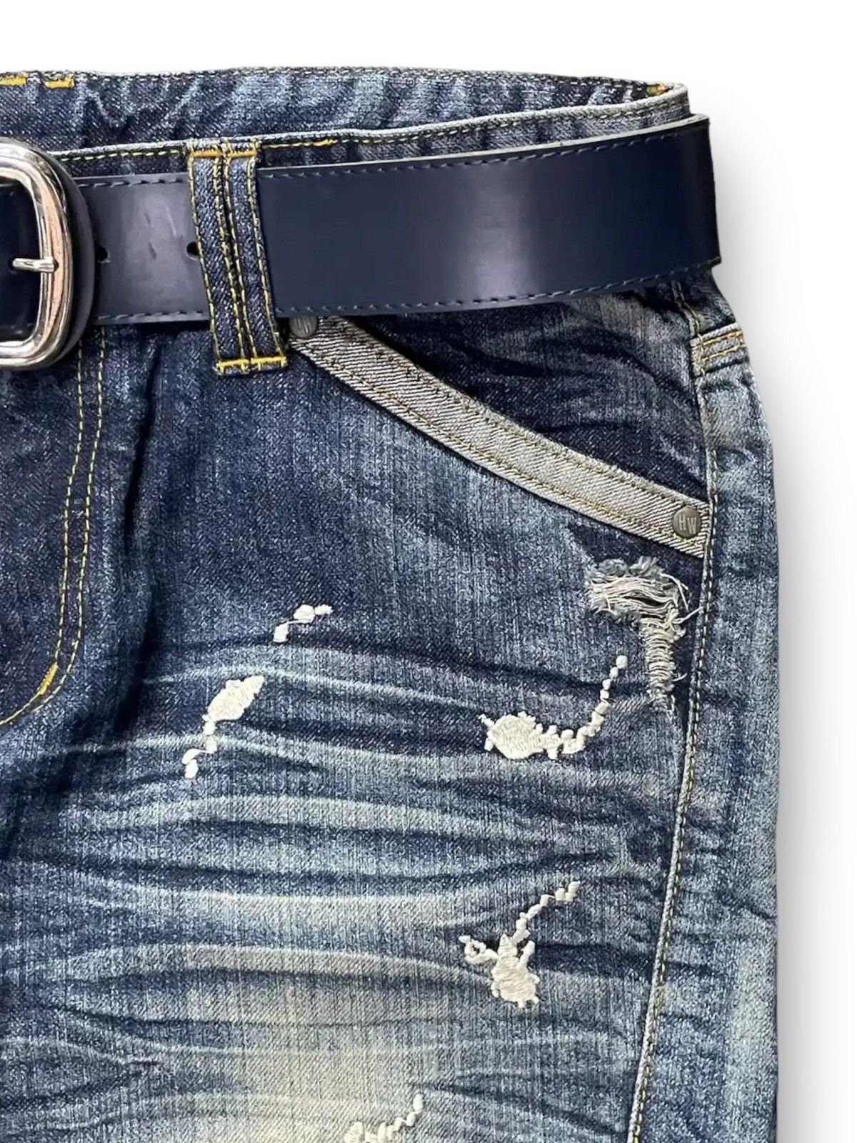 Hysteric Glamour × If Six Was Nine Vintage Hideaways Nicole Splash With Leather Vintage Belt Size US 30 / EU 46 - 7 Thumbnail