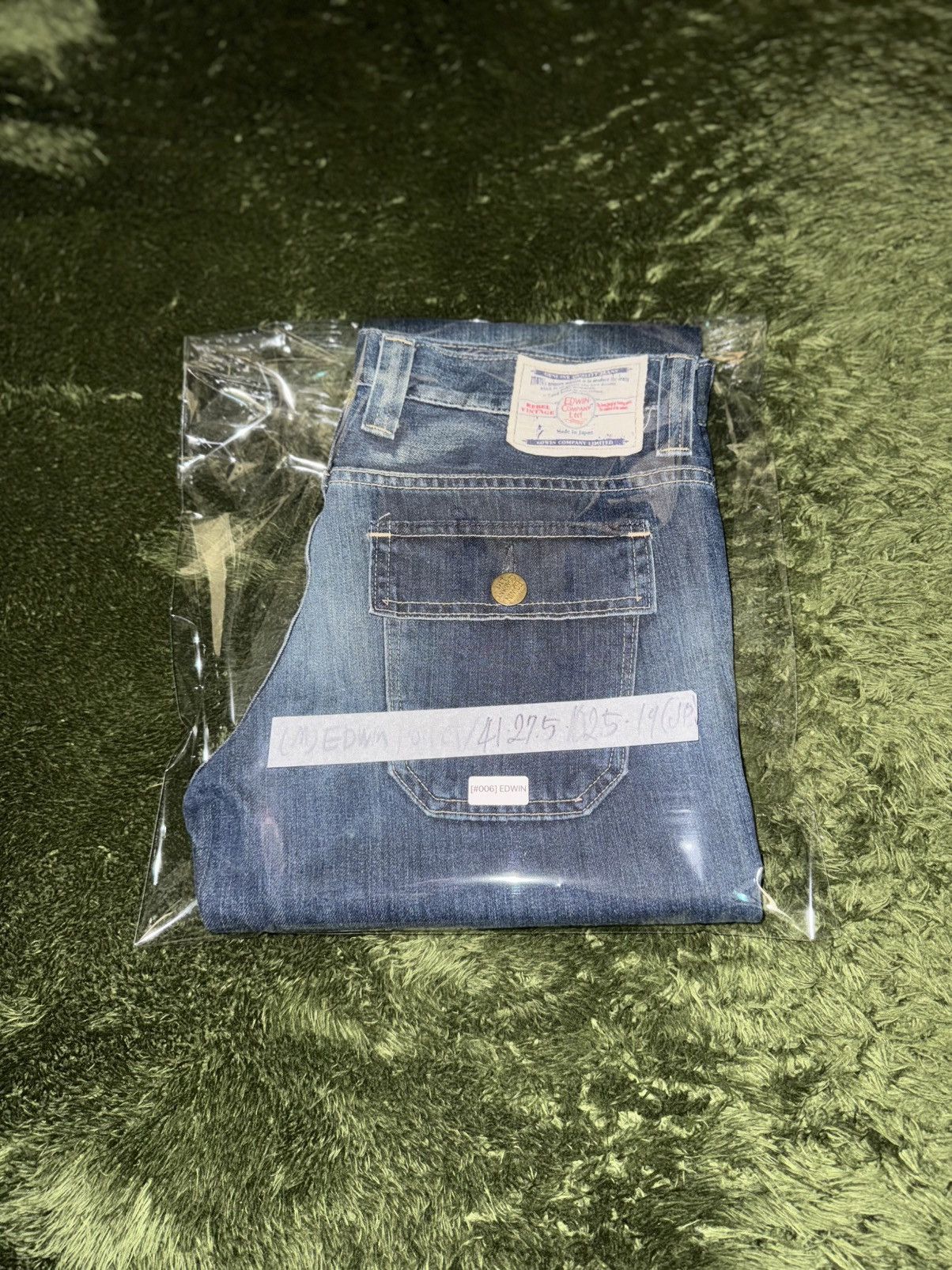 Edwin [M] EDWIN Pocket Detail Washed Denim Pants MADE IN JAPAN Size US 30 / EU 46 - 13 Thumbnail