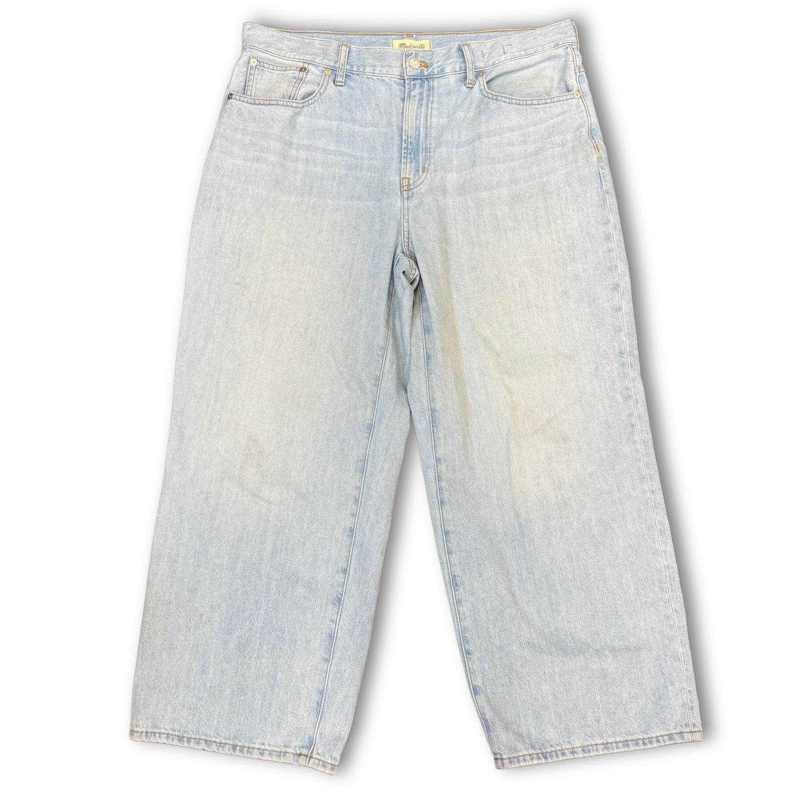 Madewell Madewell The Perfect Vintage Wide-Leg Crop Jean | Women's 32 Size 32" / US 10 / IT 46 - 1 Thumbnail