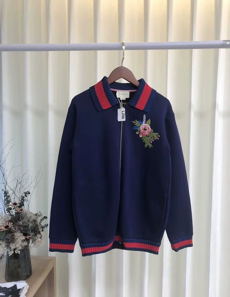 Gucci GUCCI Classic Space Cotton Jacket with Embroidery - dmc Size US L / EU 52-54 / 3 - 1 Thumbnail