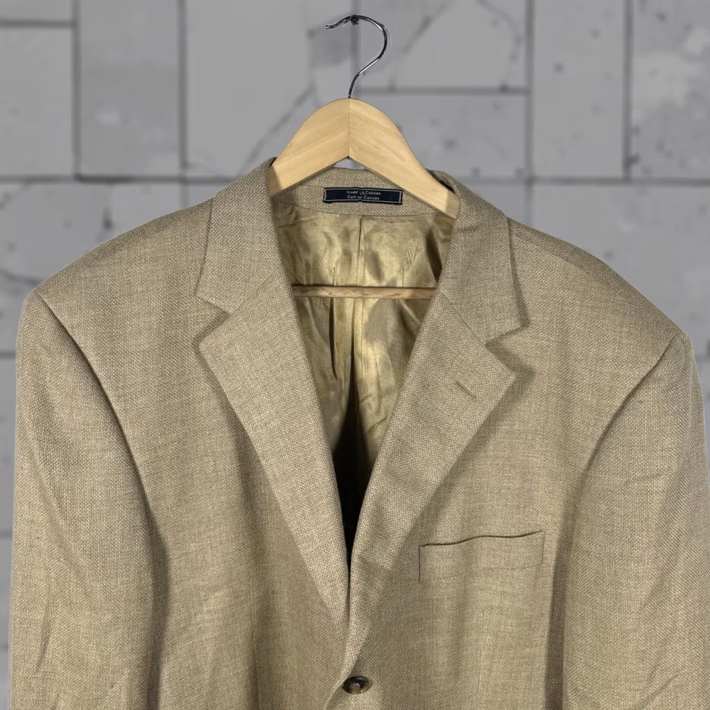 Loro Piana VINTAGE? Loro Piana Sport Coat Men 46 Beige Cashmere Silk 3 Button Ulti​mo Uomo Coat Mens Size US S / EU 44-46 / 1 - 1 Thumbnail