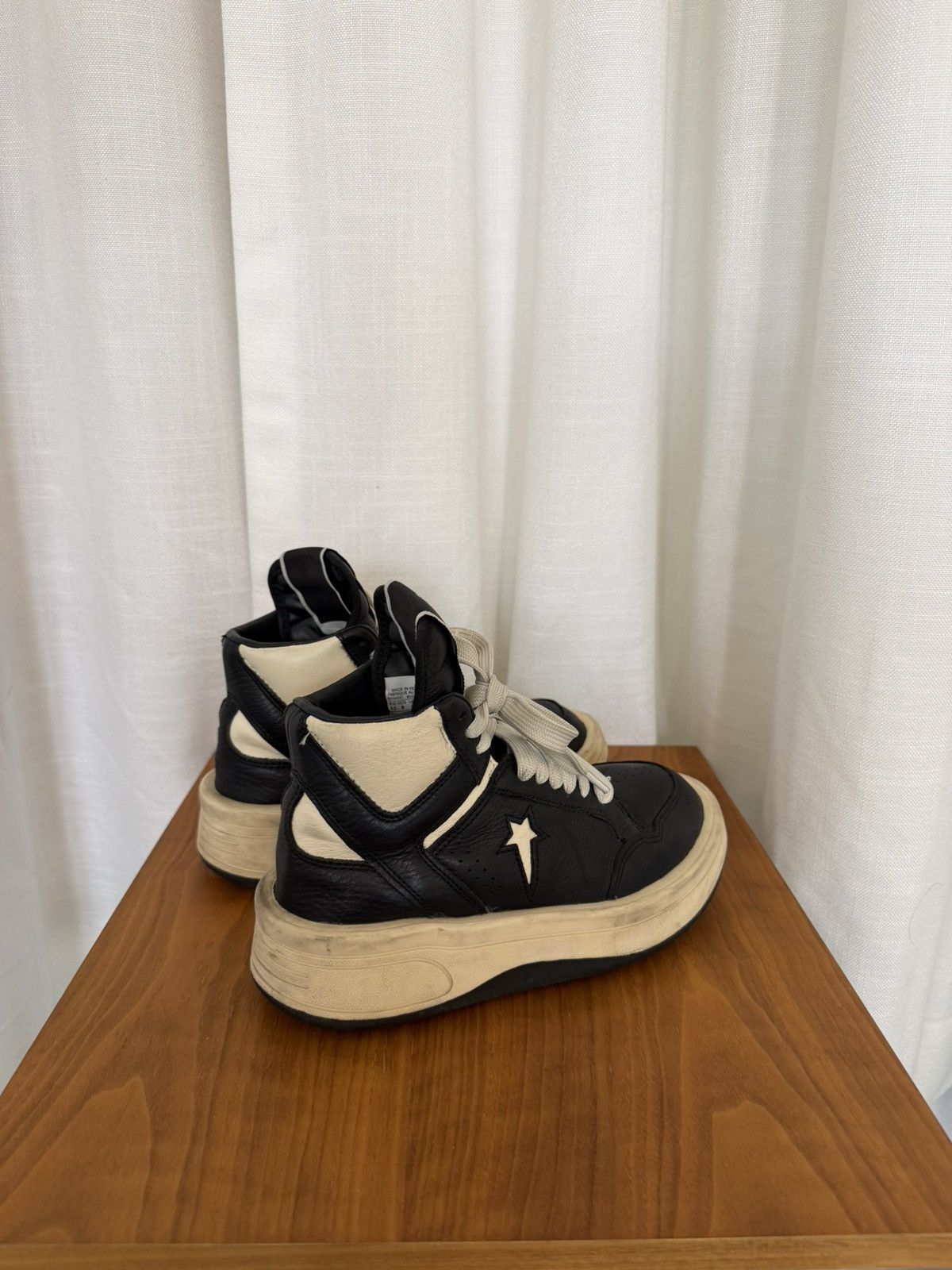 Rick Owens Drkshdw Converse Rick Owens x DRKSHDW TURBOWPN Size US 6.5 / IT 36.5 - 10 Thumbnail