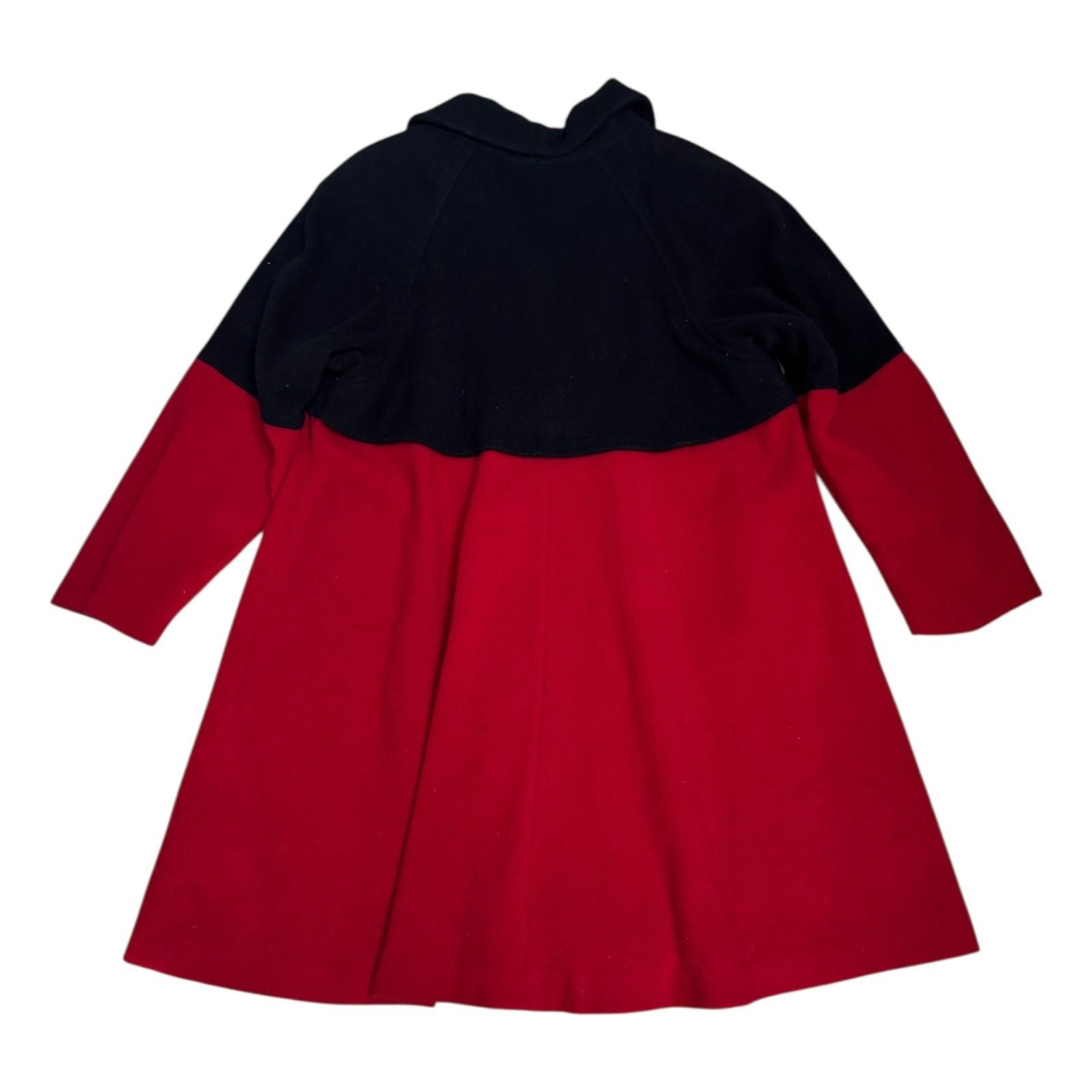 Vintage CAROL HORN Vintage 90s WOOL Luxury Designer Pea Coat 10 Size L / US 10 / IT 46 - 2 Thumbnail