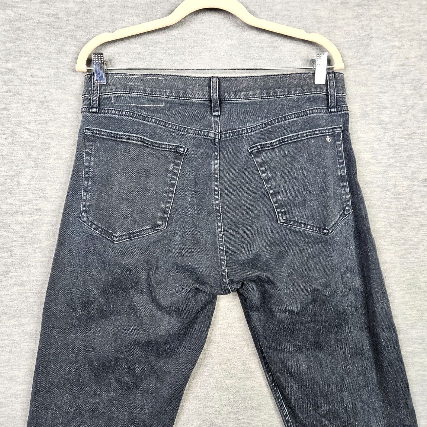 Rag & Bone rag & bone Fit 2 Slim Light Black Mid rise Men's Casual Jeans 32 Regular 5-Pocket Denim Size US 32 / EU 48 - 5 Thumbnail
