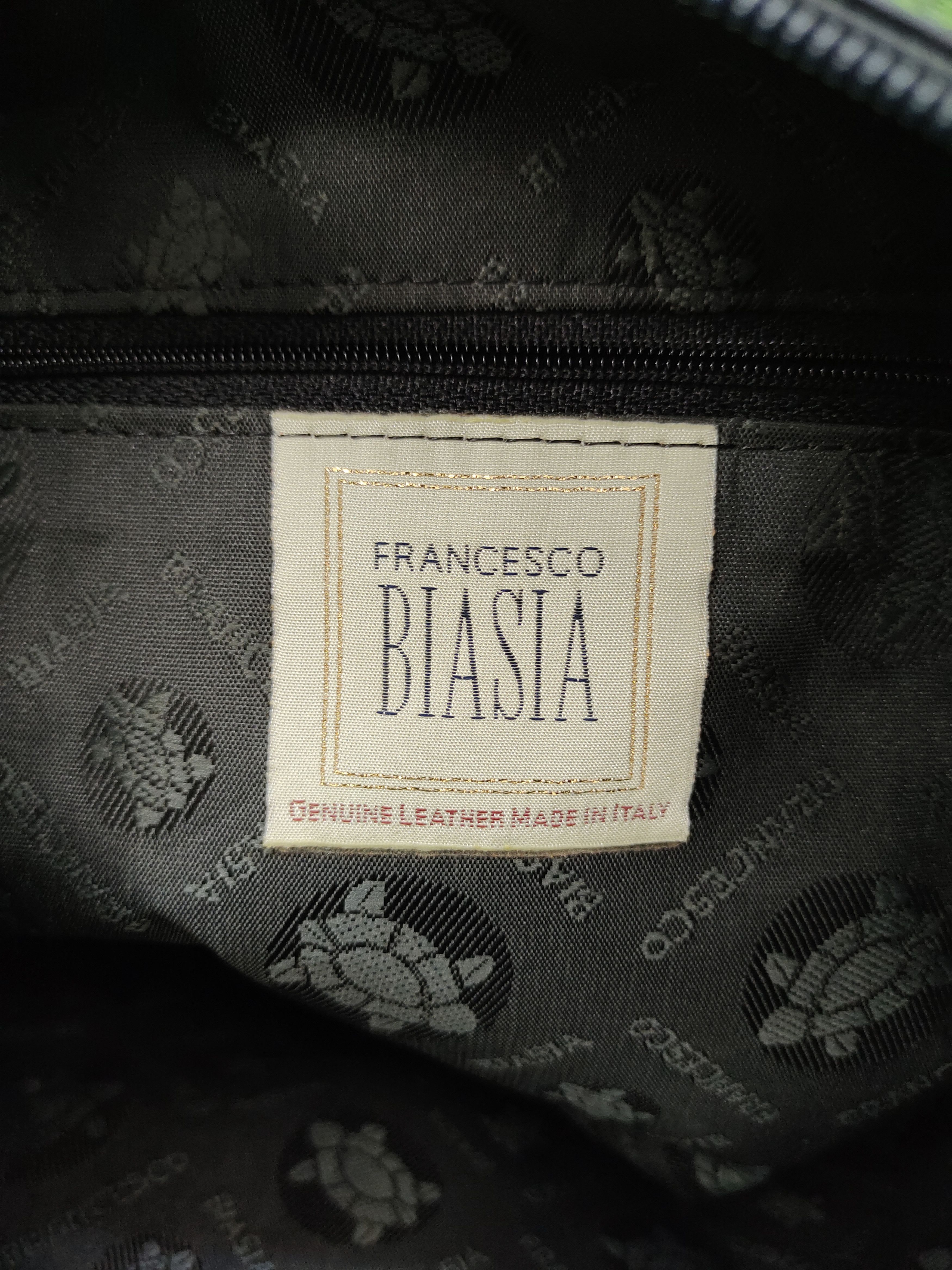 Japanese Brand Vintage Francesco Biasia Italy Patina Leather Shoulder Bag Size ONE SIZE - 8 Thumbnail