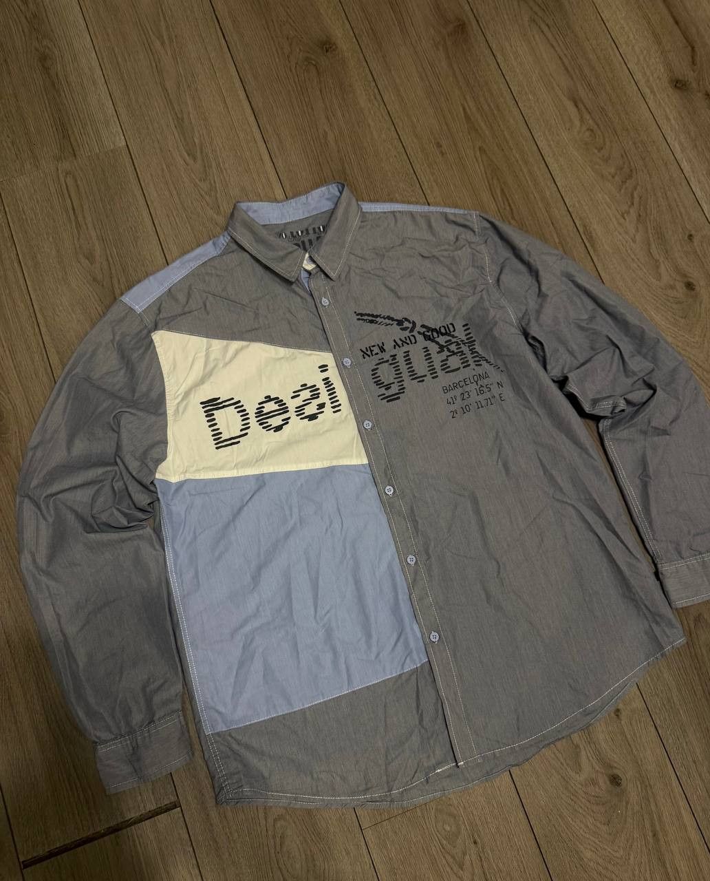 Desigual Desigual Shirt Mens Long Sleeve Size XXL Multicolor Regular Size US XXL / EU 58 / 5 - 1 Thumbnail