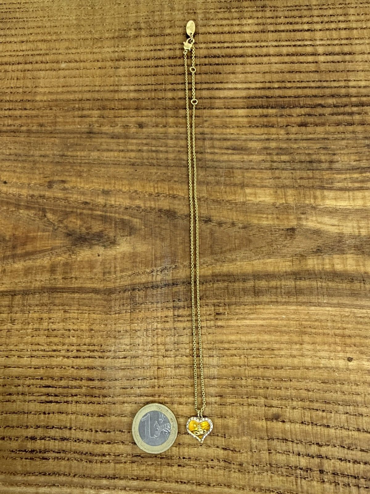 Vivienne Westwood Vivienne Westwood Petra Heart Pendane Necklace Rare Yellow Size ONE SIZE - 8 Thumbnail
