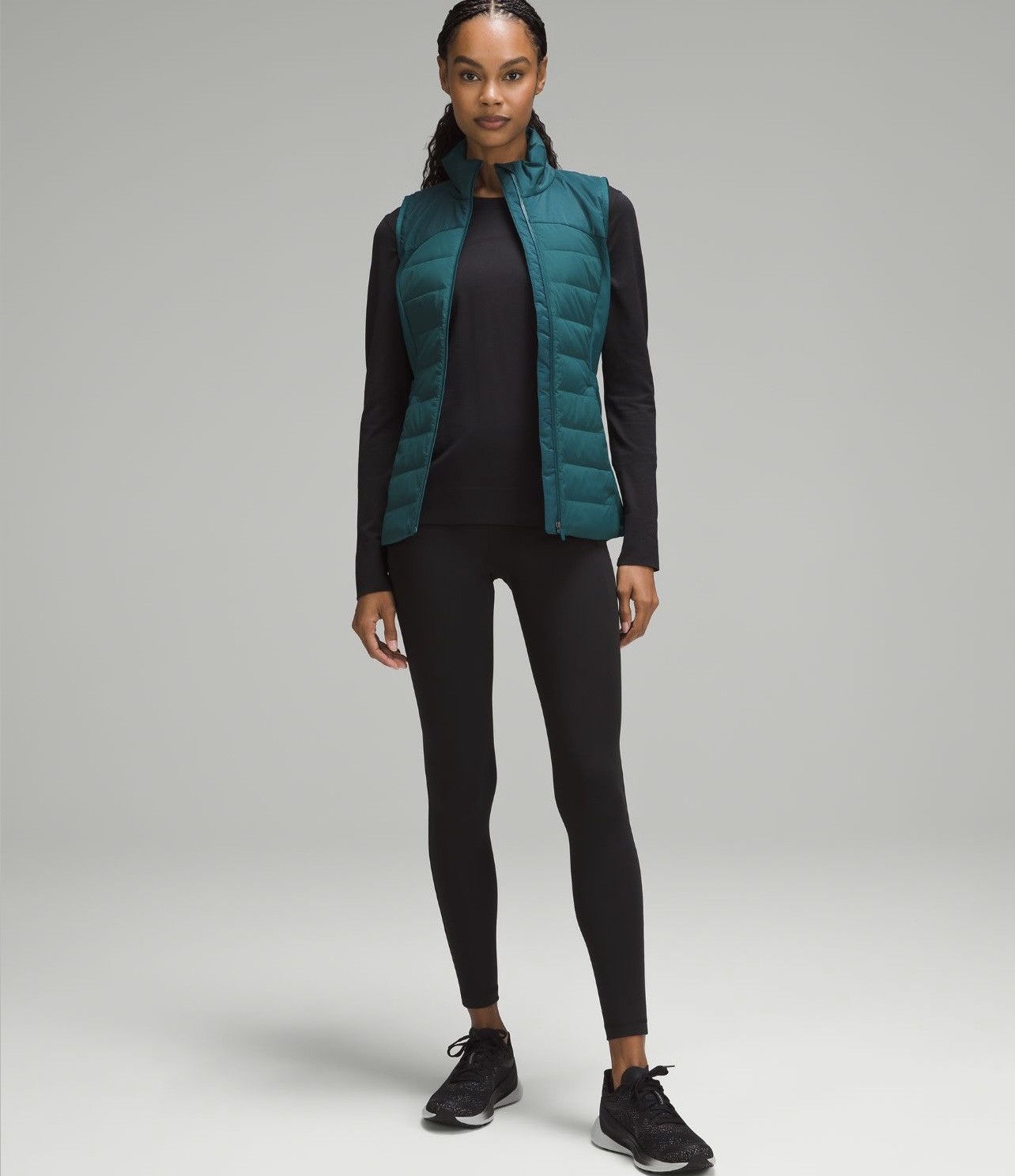Lululemon Lululemon down for it all vest color storm teal
