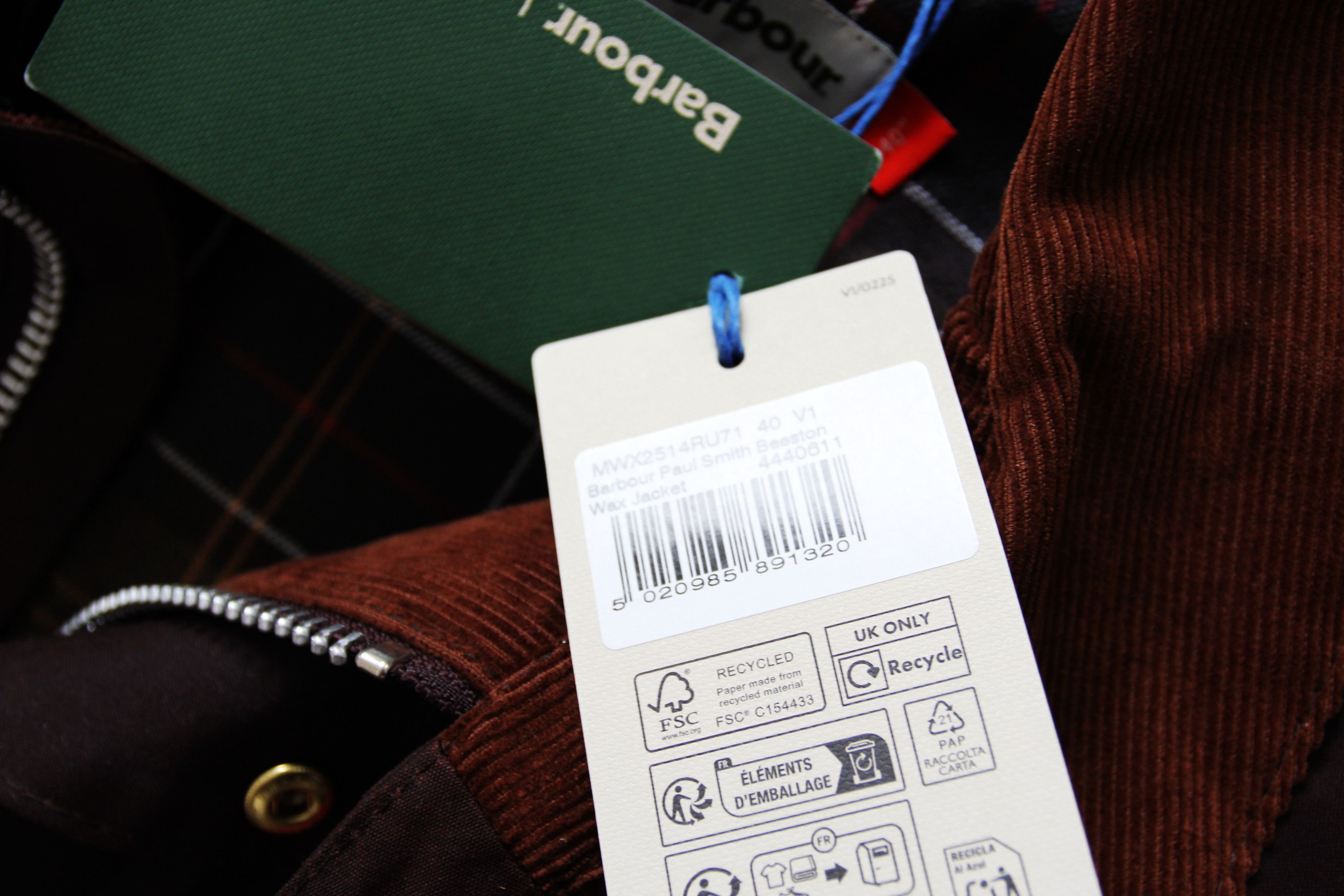Barbour × Paul Smith Red Ear BNWT AW25 BARBOUR x PAUL SMITH BEESTON WAX JACKET 50 Size US M / EU 48-50 / 2 - 8 Thumbnail