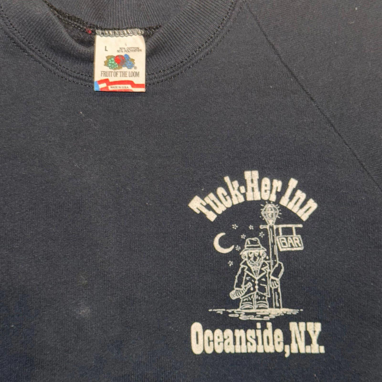 Fruit Of The Loom True Vintage Made in USA Mens LG Crewneck 80s/90s Size US L / EU 52-54 / 3 - 1 Thumbnail