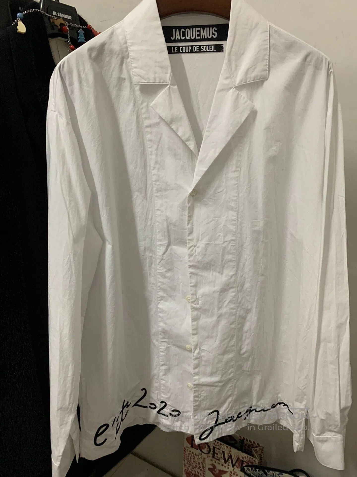 Jacquemus Jacquemus Handwritten Letter Shirt SS20. Size US M / EU 48-50 / 2 - 2 Thumbnail