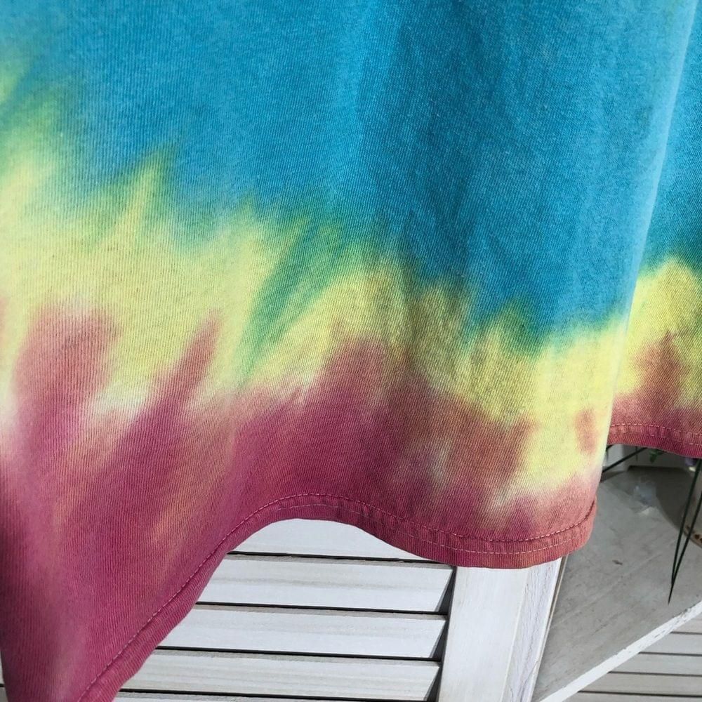 Jimi Hendrix pink yellow blue orange Jimi Hendrix tie dye cotton shirt L Size US L / EU 52-54 / 3 - 6 Thumbnail