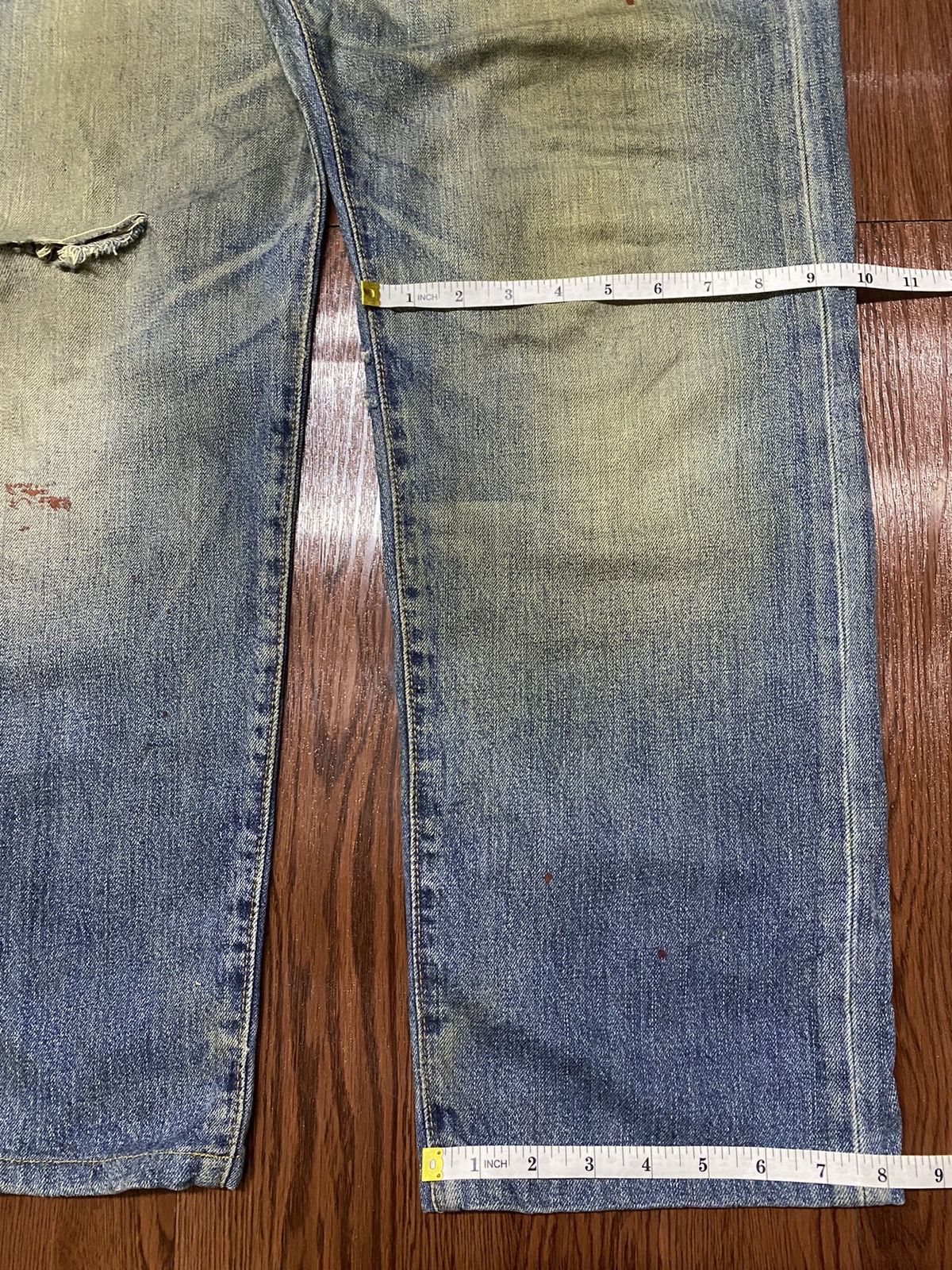 Levi's Vintage Clothing Vintage Y2K Levis503 Mud Wash Distressed Jeans Size US 36 / EU 52 - 6 Thumbnail