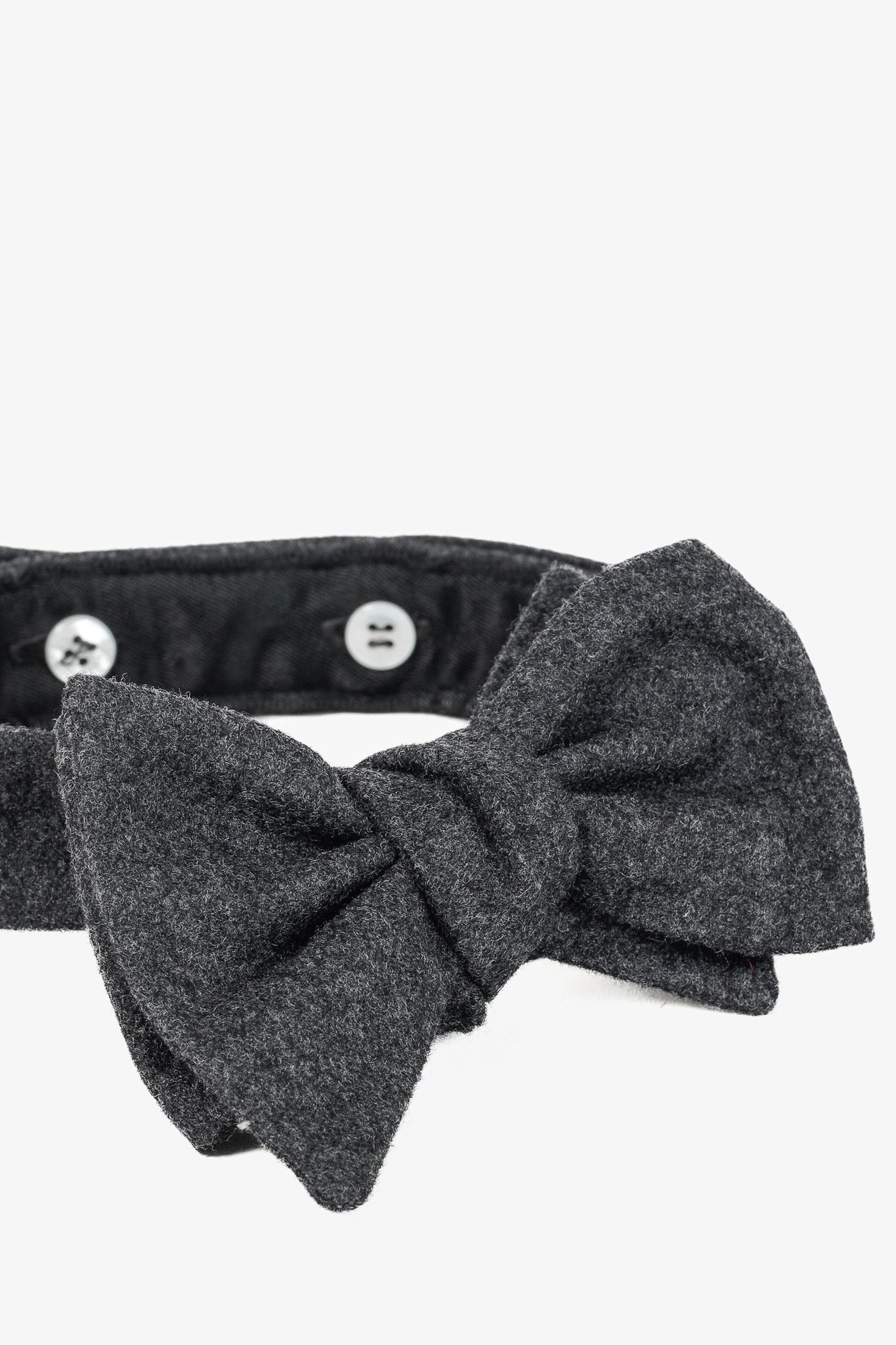 Brunello Cucinelli Brunello Cucinelli AW/13 Wool-Blend Flannel Bowtie Size ONE SIZE - 1 Thumbnail