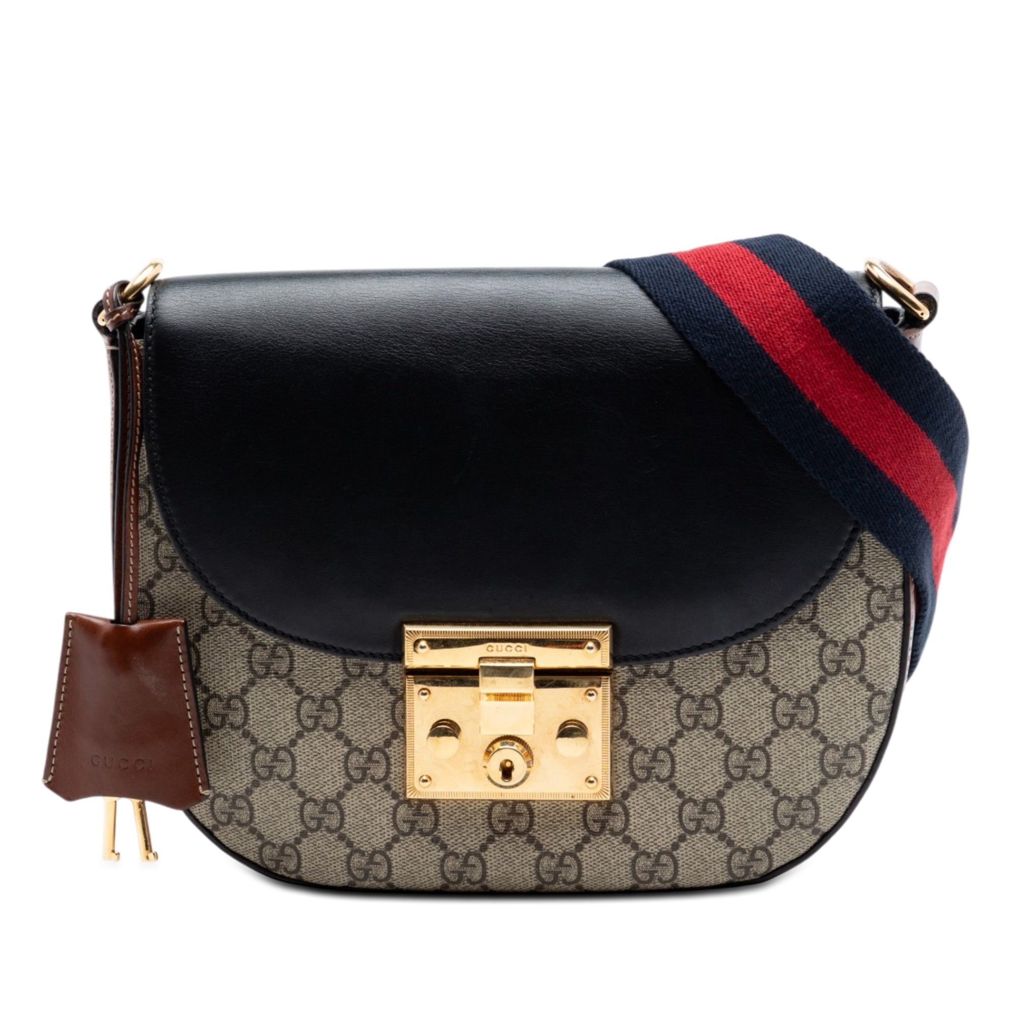 Gucci GG Supreme Web Padlock Crossbody Size ONE SIZE - 1 Thumbnail