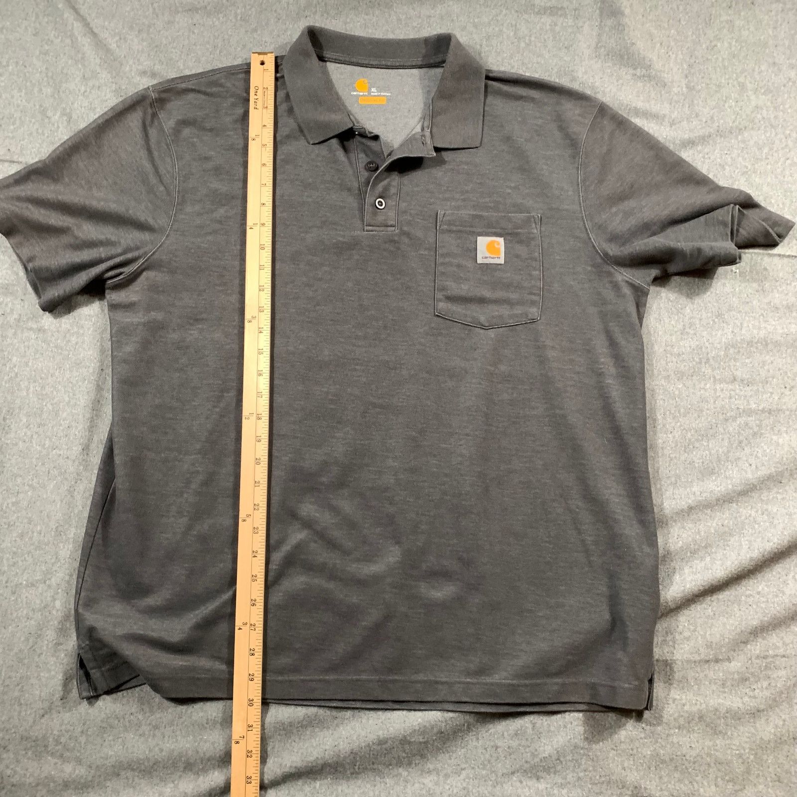 Carhartt Carhartt Shirt Adult Extra Large Gray Casual T Shirt Mens Size US XL / EU 56 / 4 - 7 Thumbnail