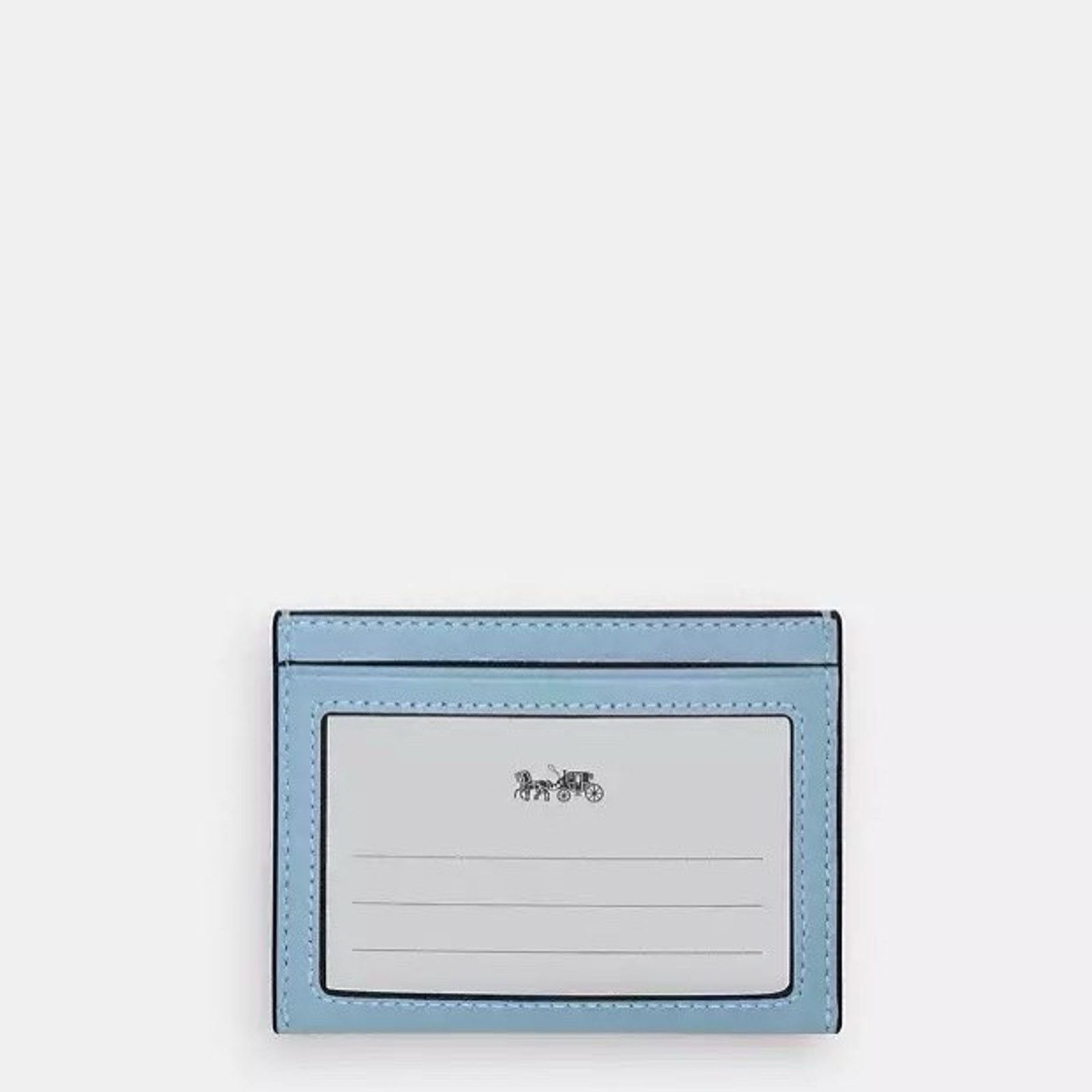 Coach NWT Coach Slim Id Card Case Powder Blue CBL81 Size ONE SIZE - 4 Thumbnail