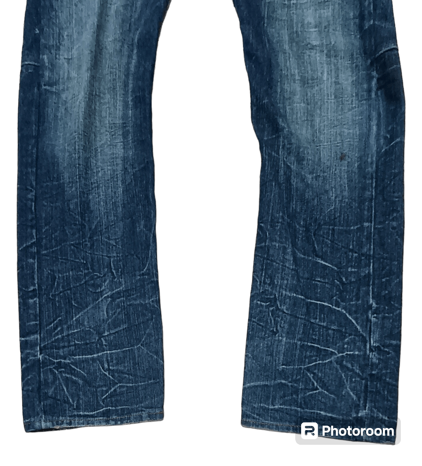 If Six Was Nine DOMINATE DOUBLE WAIST DISTRESS SEASONED JEANS Size US 34 / EU 50 - 3 Thumbnail