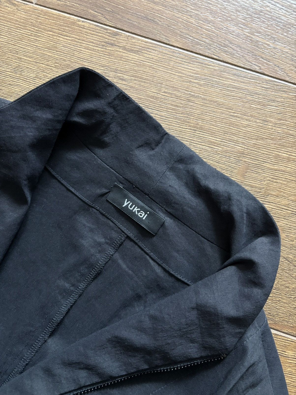 Other Yukai Black Minimal Long Coat Y2K Designer Avant Garde Size M / US 6-8 / IT 42-44 - 7 Thumbnail