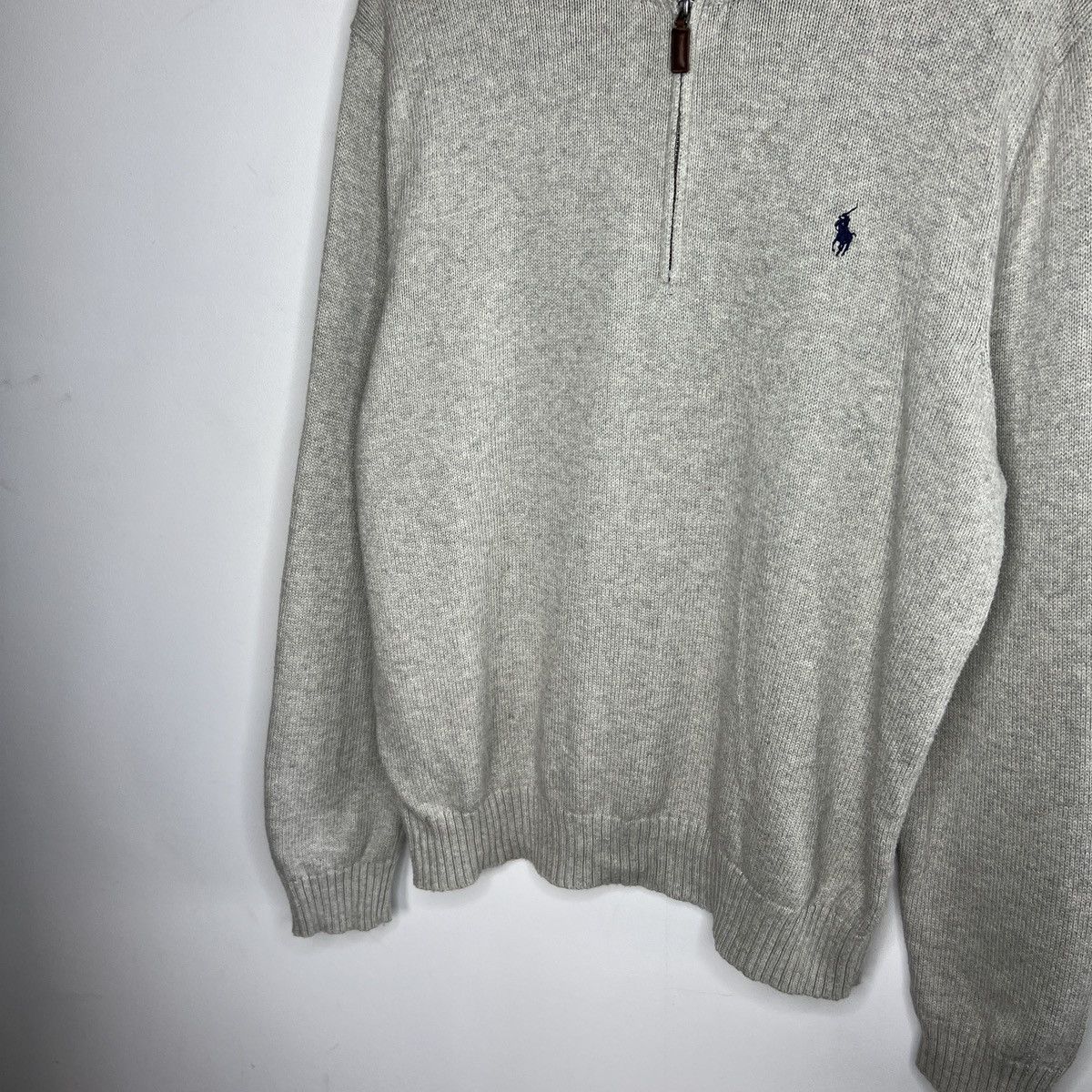 Polo Ralph Lauren Polo Ralph Lauren Sweater Knitwear Knit Quarter Zip Logo Y2K Size US XL / EU 56 / 4 - 2 Thumbnail