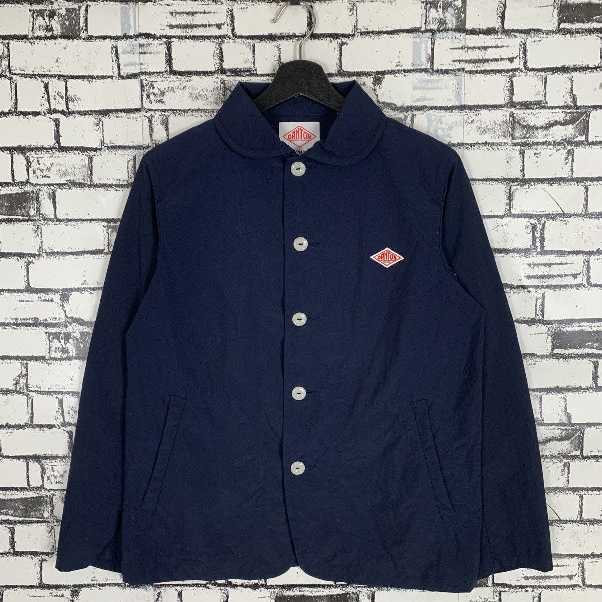 Danton × Japanese Brand × Vintage Vintage Danton x Beams Navy Coat Women Size Small Size US M / EU 48-50 / 2 - 1 Thumbnail
