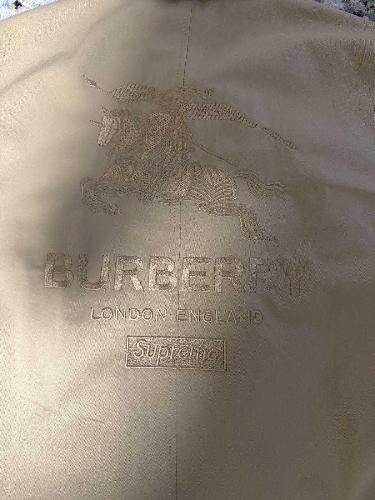 Burberry × Supreme Leather Collar Trench Size US M / EU 48-50 / 2 - 8 Thumbnail