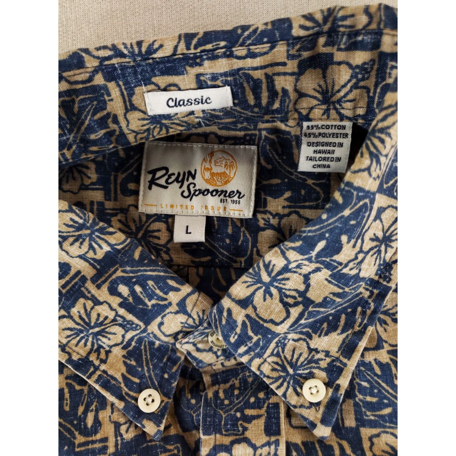 Reyn Spooner Reyn Spooner Floral Button Down Short Sleeve Shirt Mens L Multicolor, Limited Issue, Flower Pattern, Floral Shirt, Button-Down Collar, Mens L Size US L / EU 52-54 / 3 - 2 Thumbnail