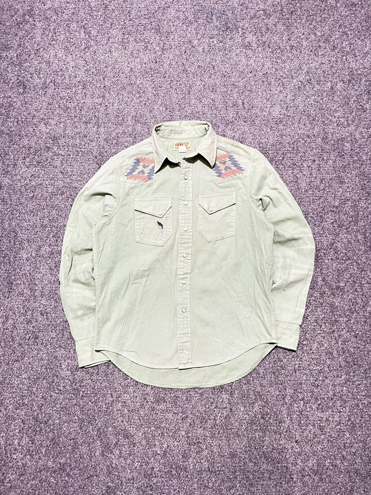 RRL Ralph Lauren ❌❌SOLD❌❌Vintage RRL Western Wear Longsshirt Size US M / EU 48-50 / 2 - 1 Thumbnail