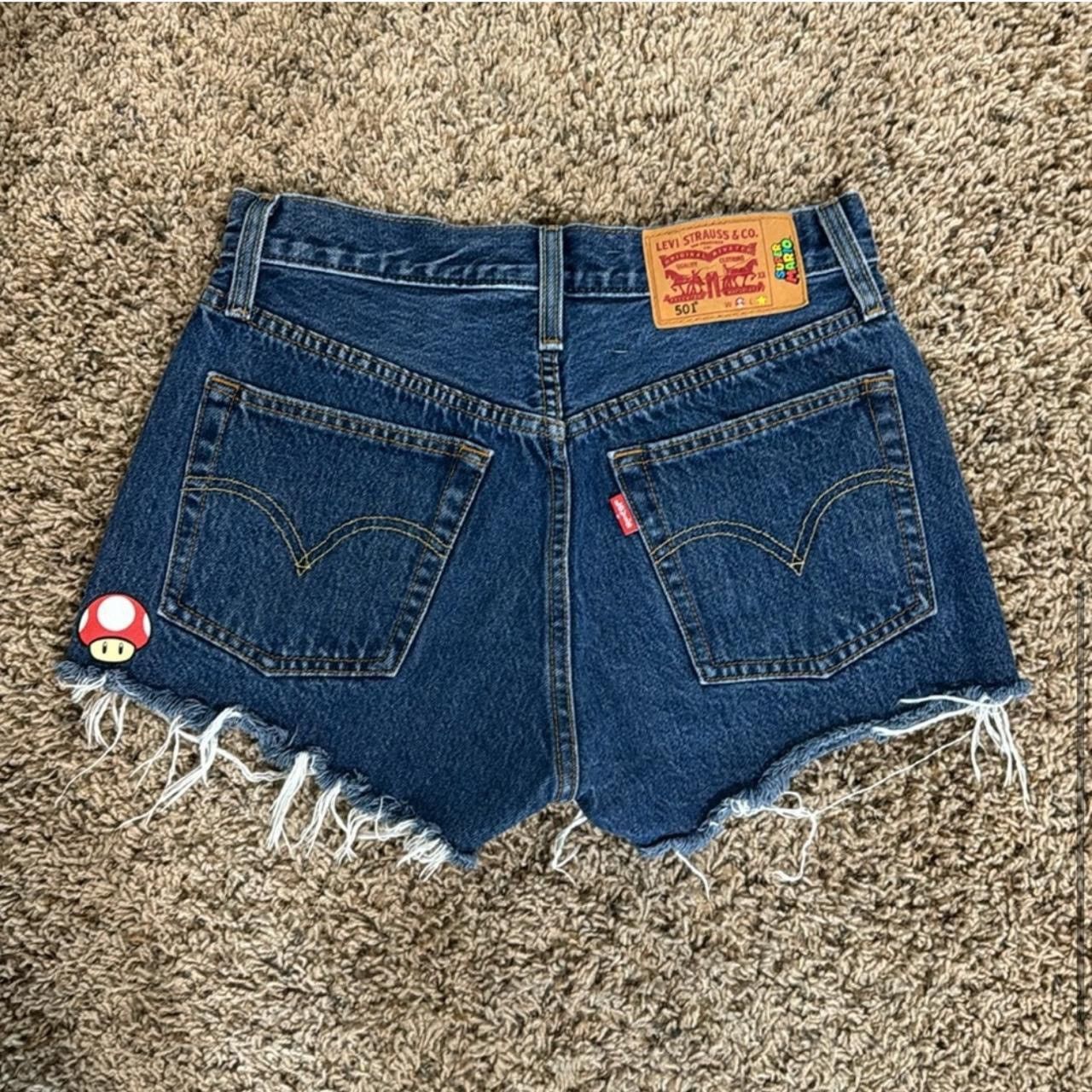 Levi's Super Mario x Levi’s 501 Shorts Size 26" / US 2 / IT 38 - 3 Thumbnail