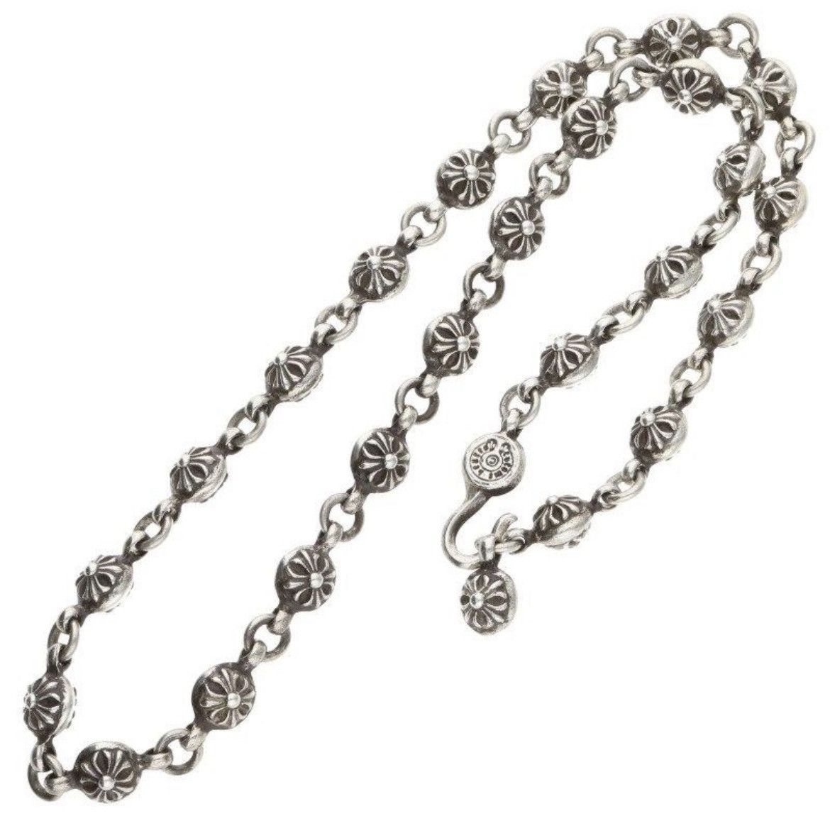 Chrome Hearts Chrome Hearts Cross Ball Chain Necklace 20inch | Grailed