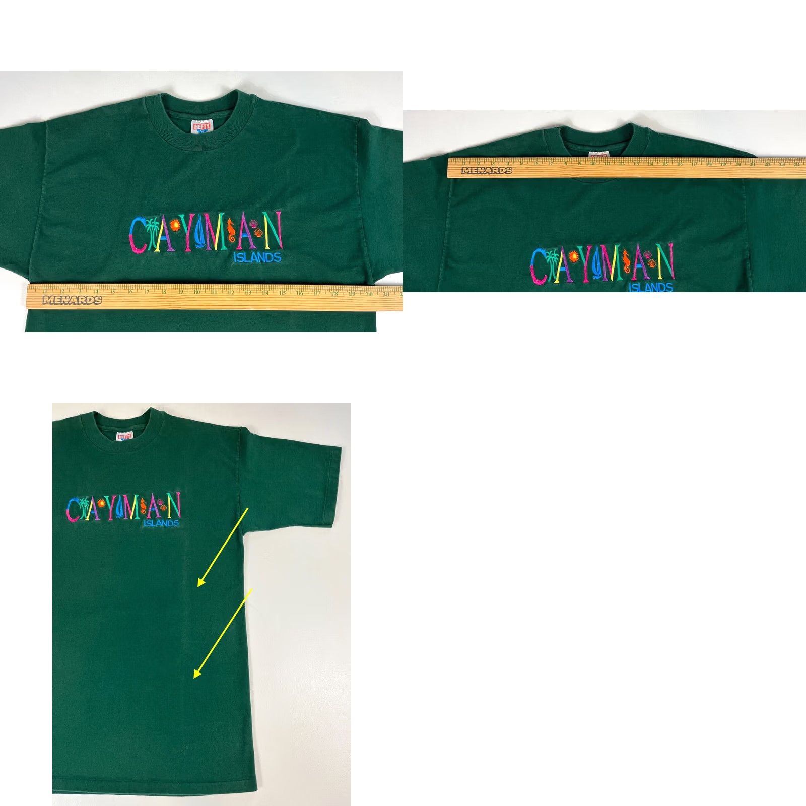 Vintage VINTAGE Cayman Islands T-Shirt Embroidered XL Adult Unisex 90s Beach Green Nike Size US XL / EU 56 / 4 - 8 Thumbnail