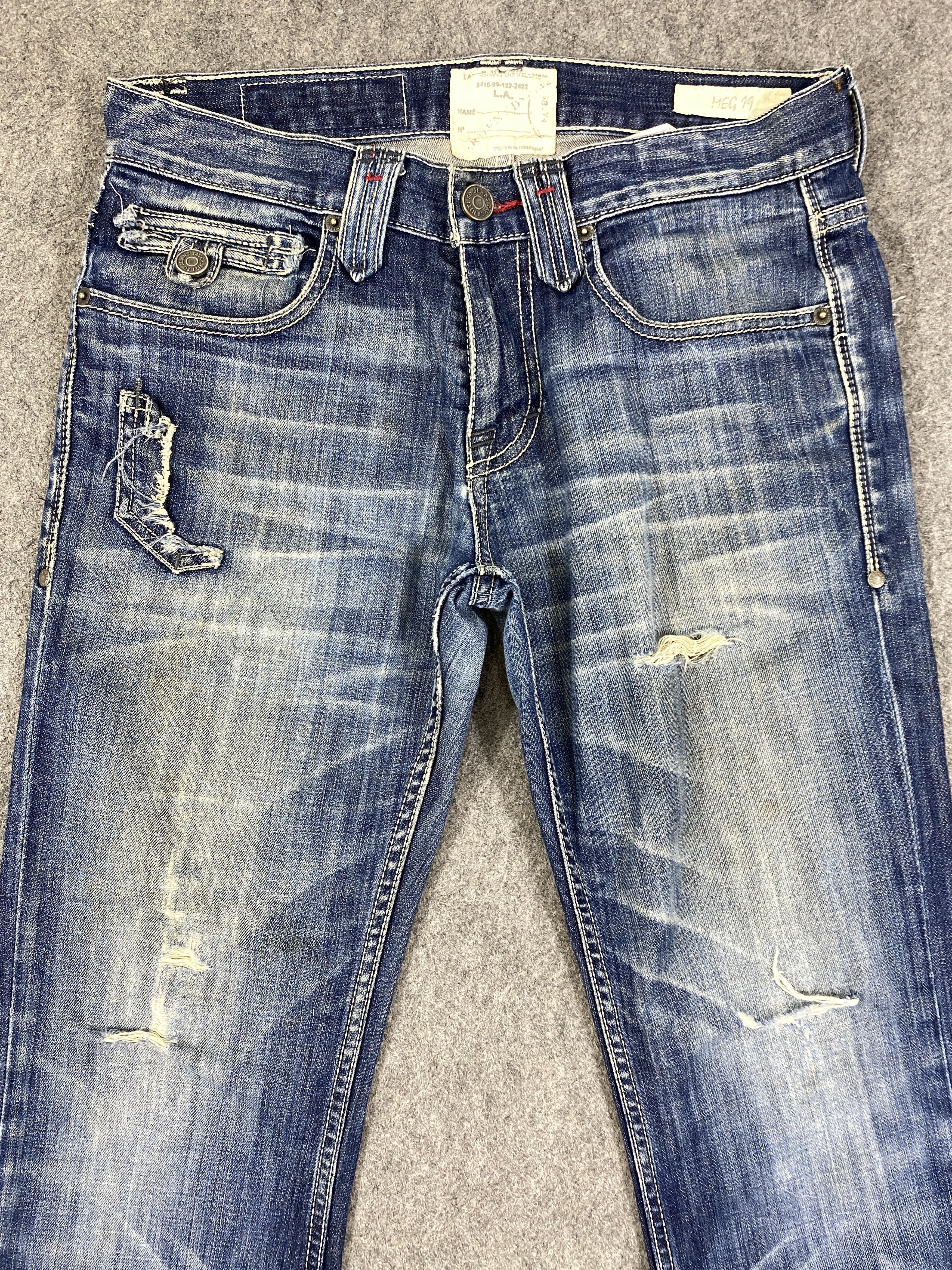 If Six Was Nine Vintage Jimmy Tavertini Flare Jeans 31x30 - JN3273 Size US 31 - 3 Thumbnail