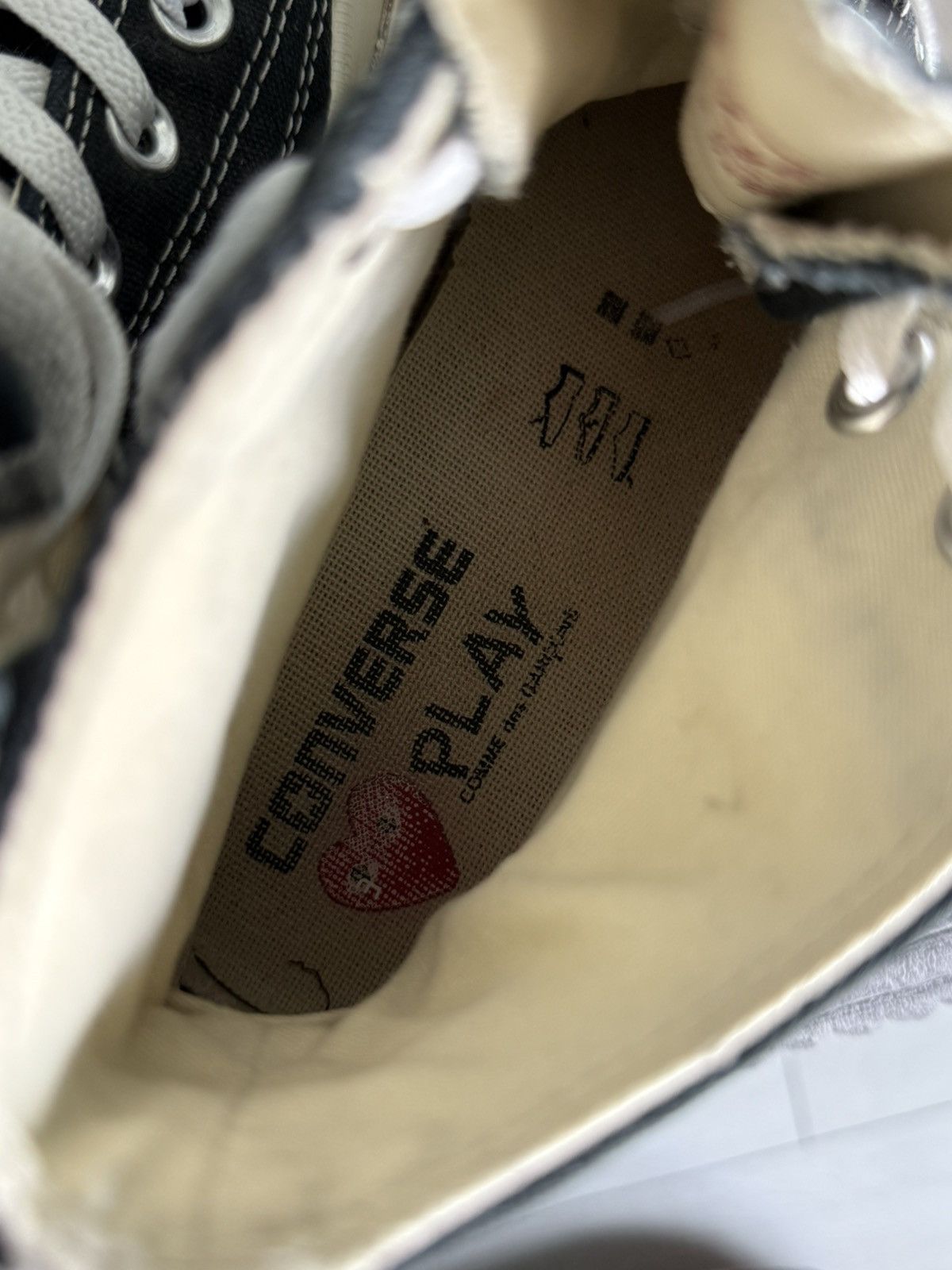 Comme des Garcons PLAY × Converse Converse x Comme des Garcons Play Sneakers Size US 7 / EU 40 - 10 Thumbnail