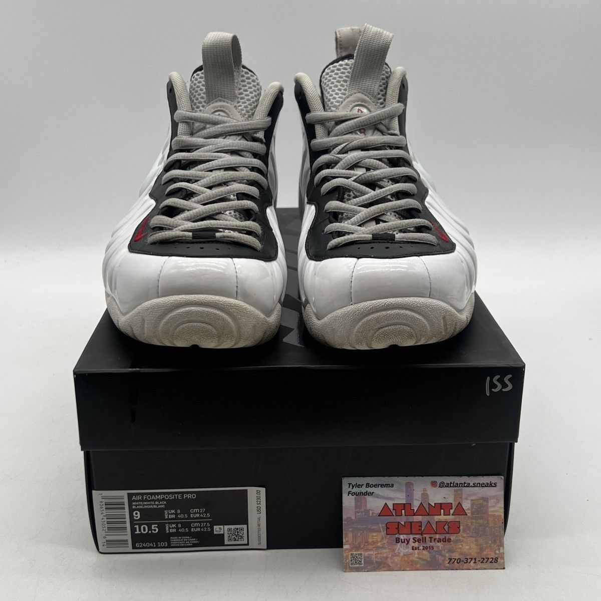 Nike Air Foamposite pro chrome white Size US 9 / EU 42 - 2 Thumbnail