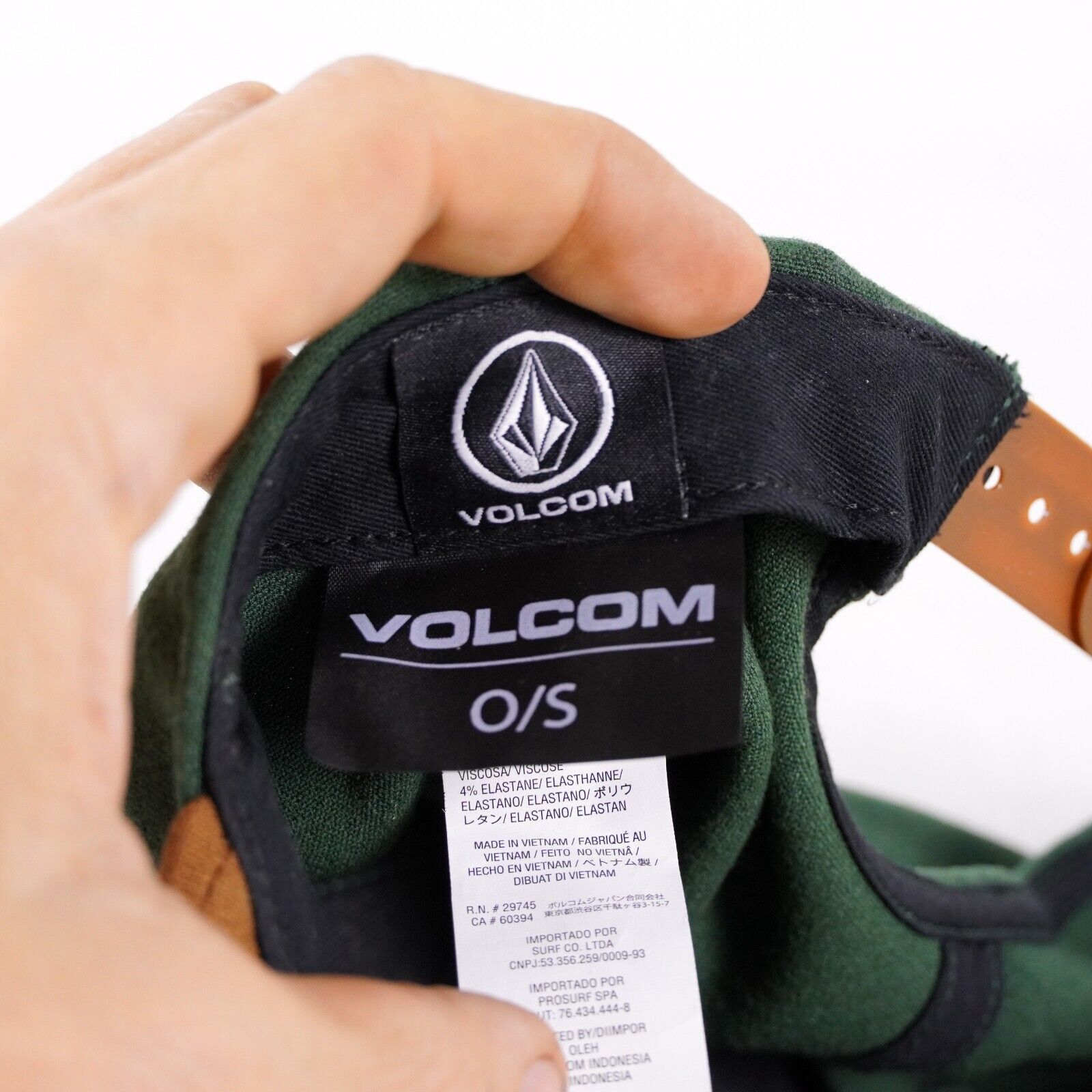 Volcom Volcom Stone True to This EST 1991 Snapback Baseball Hat Cap Size ONE SIZE - 8 Thumbnail