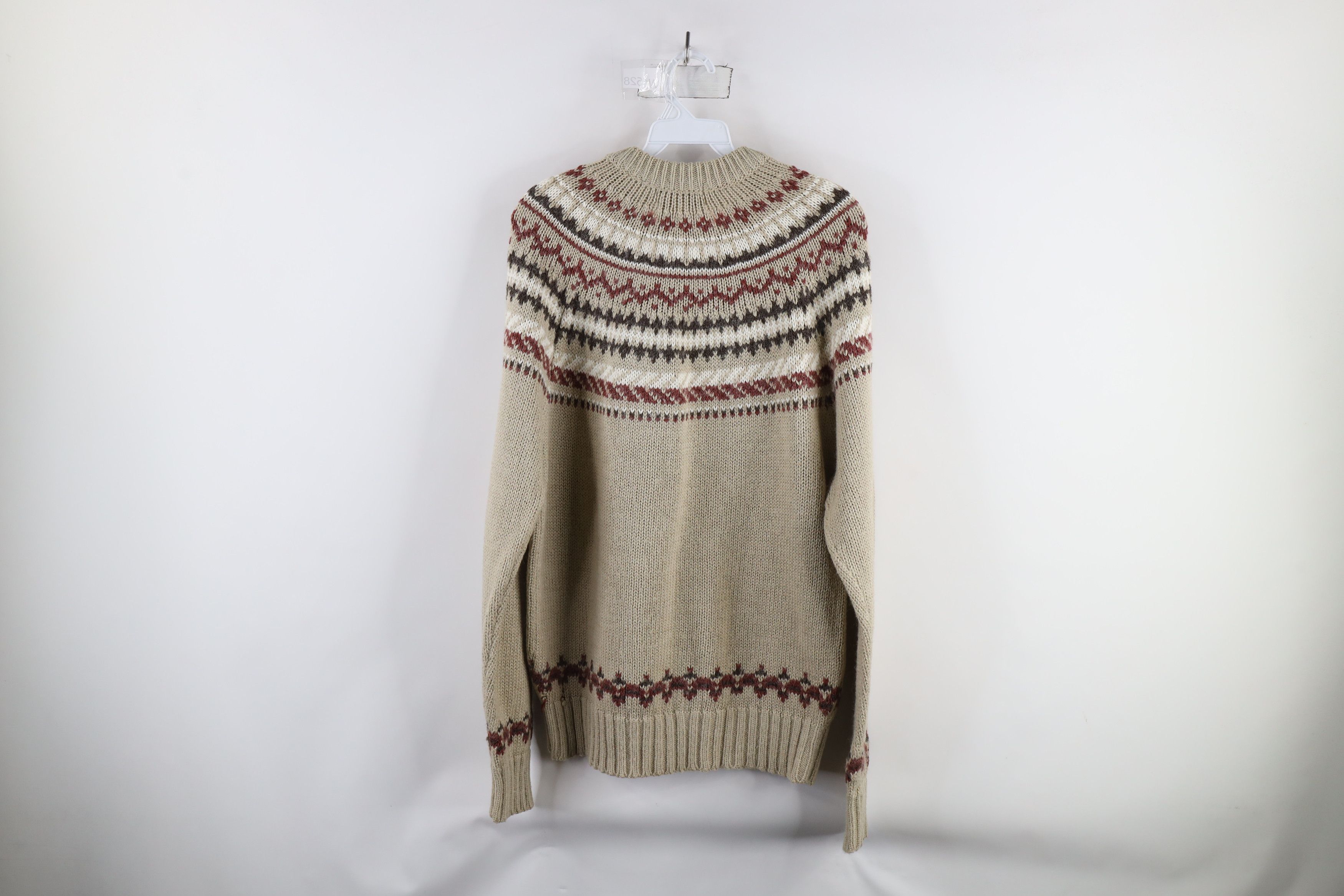 Vintage Vintage 90s Streetwear Fair Isle Knit Crewneck Sweater Size US M / EU 48-50 / 2 - 8 Thumbnail