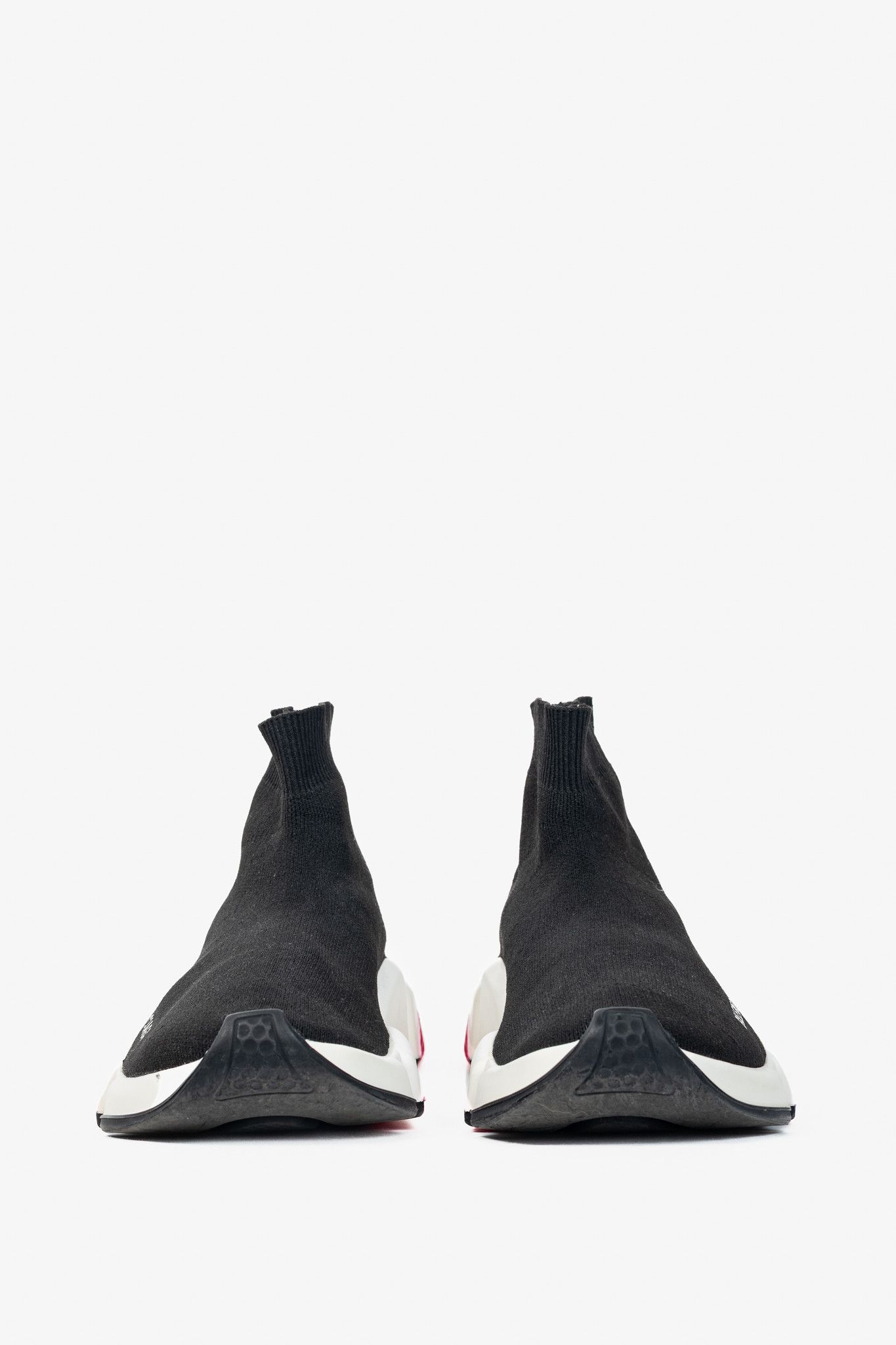 Balenciaga Balenciaga Speed "Black Pink" Knit Sock Trainers Size US 7 / IT 37 - 2 Thumbnail