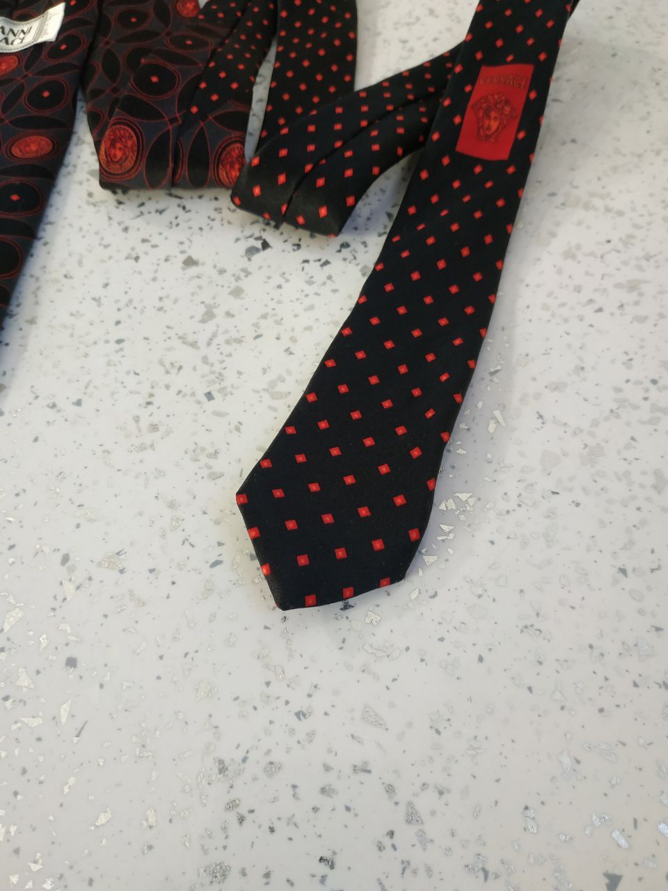 Versace Vintage Gianni Versace Monogram Silk Tie Size ONE SIZE - 8 Thumbnail