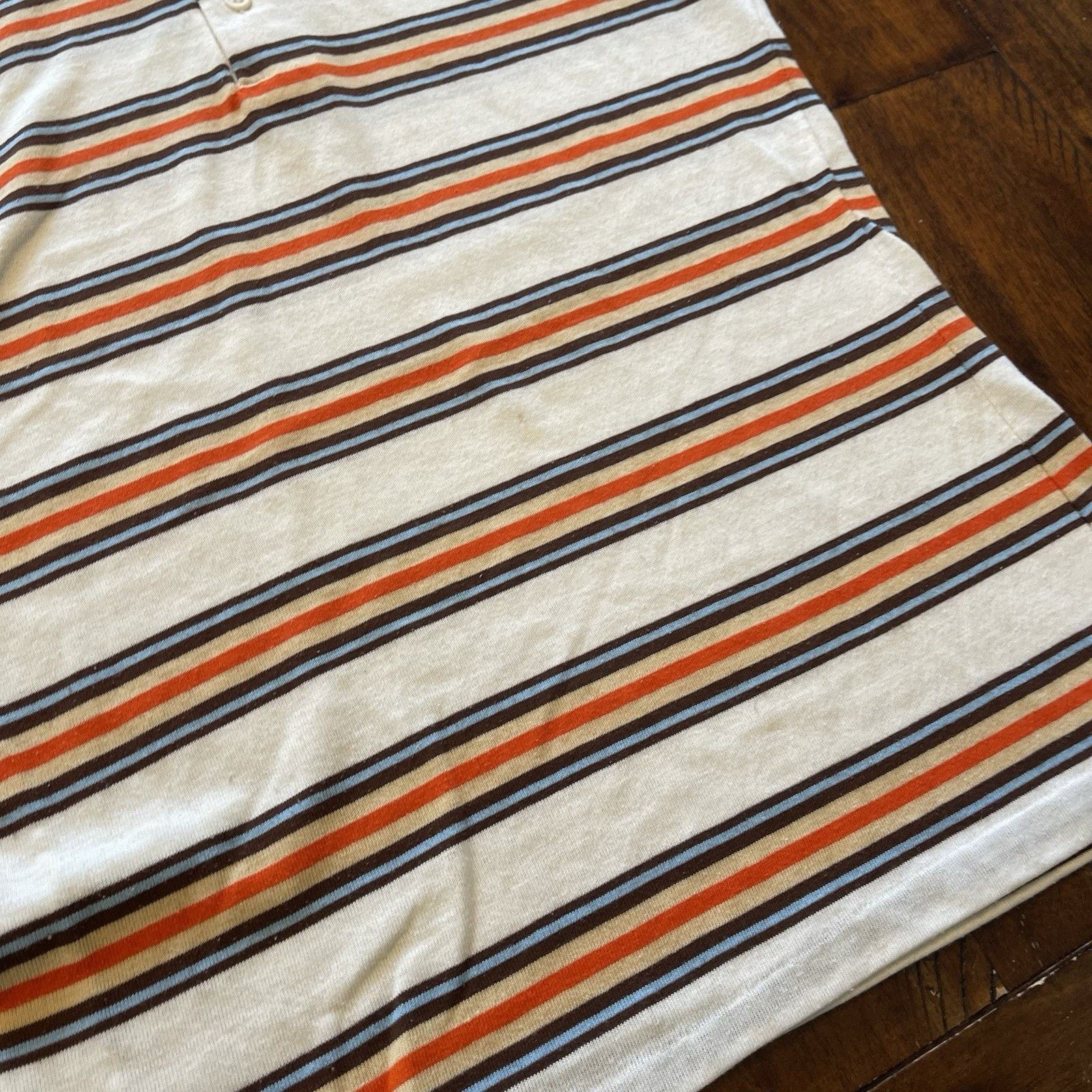 Vintage Vintage 70s Admit-One MOD Polo Shirt M Small Spot Surf Size M / US 6-8 / IT 42-44 - 3 Thumbnail