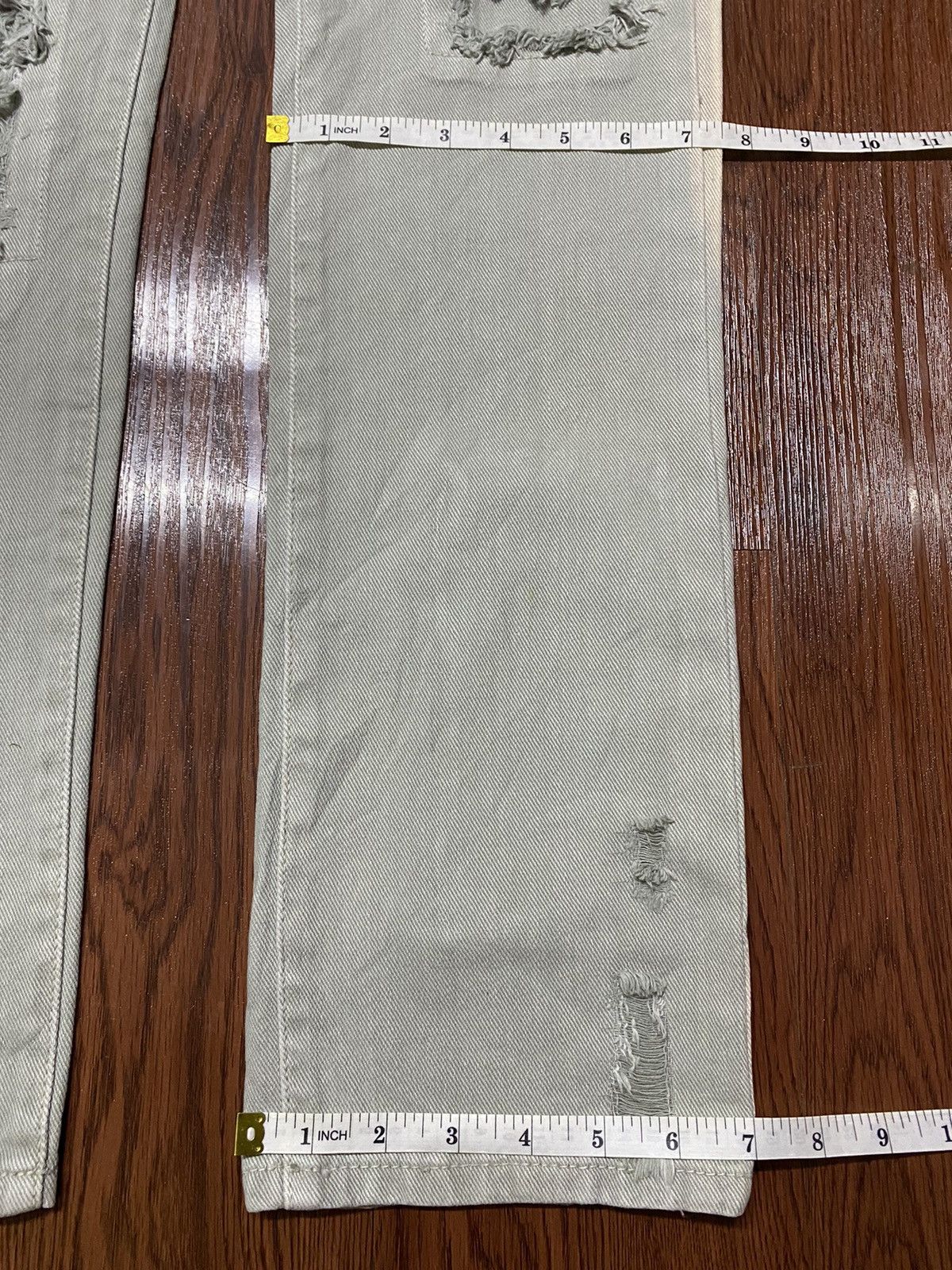 Japanese Brand Vintage Japanese Brand Distressed Loose Jeans Size US 32 / EU 48 - 10 Thumbnail