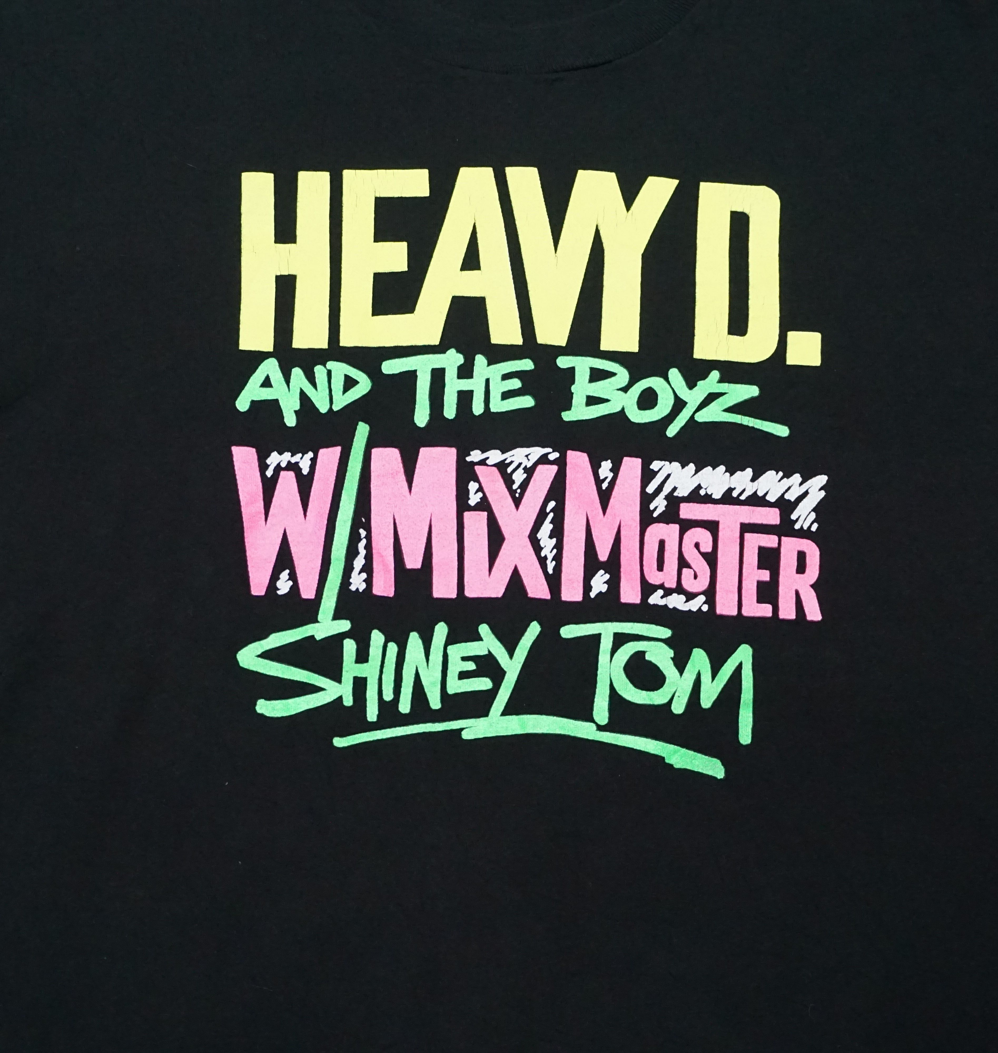 Band Tees × Vintage 90's Heavy D. & The Boyz Tour T-shirt Size US XL / EU 56 / 4 - 2 Thumbnail