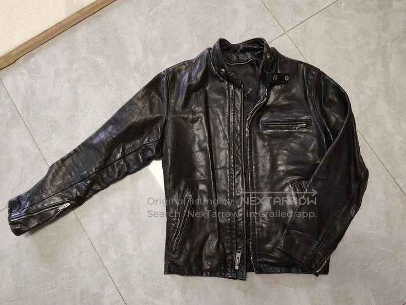 Schott Schott 641 locomotive leather jacket Size US S / EU 44-46 / 1 - 2 Thumbnail