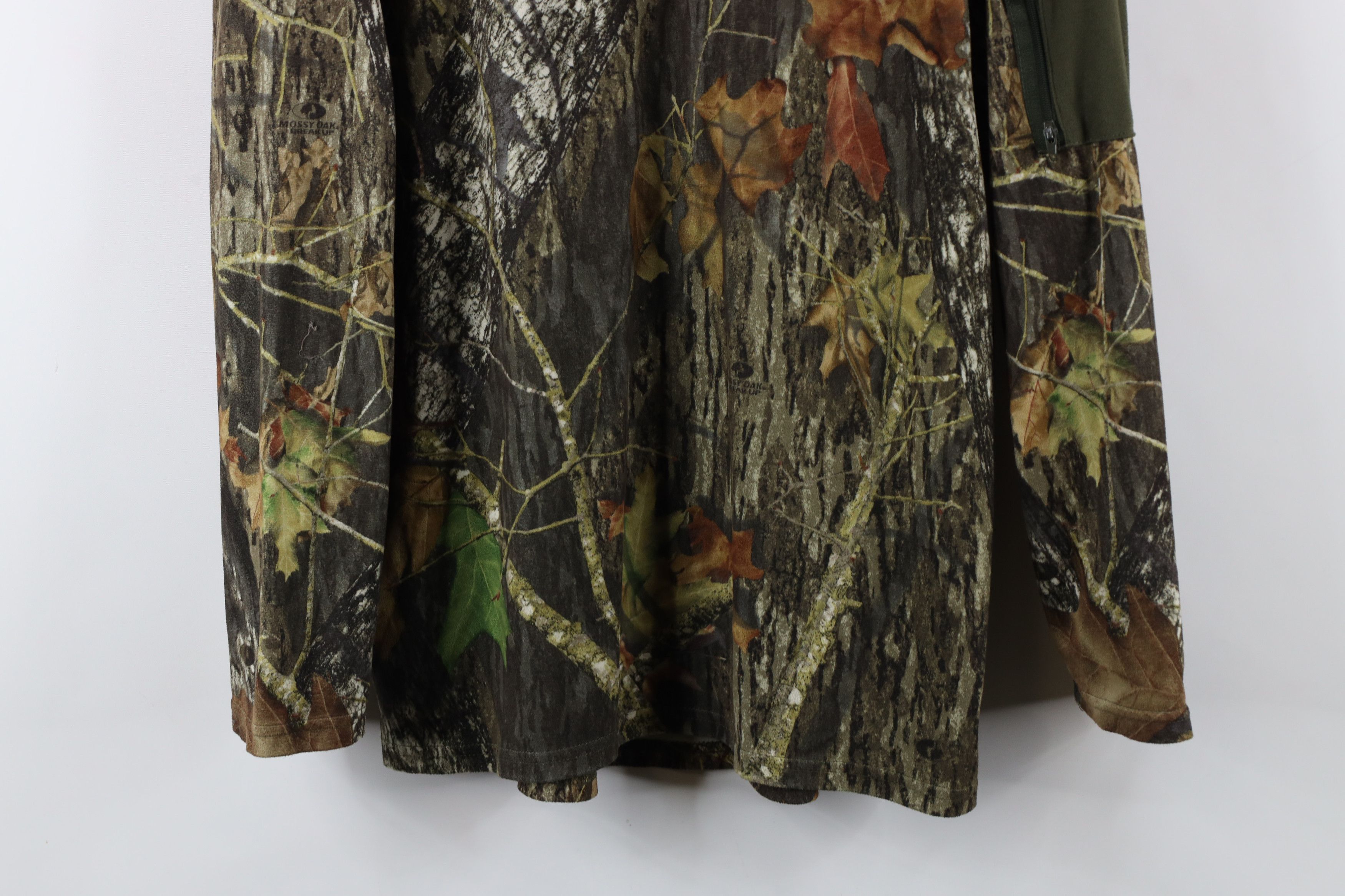 Vintage Vintage Streetwear Mossy Oak Camouflage Half Zip Sweater Size US L / EU 52-54 / 3 - 3 Thumbnail