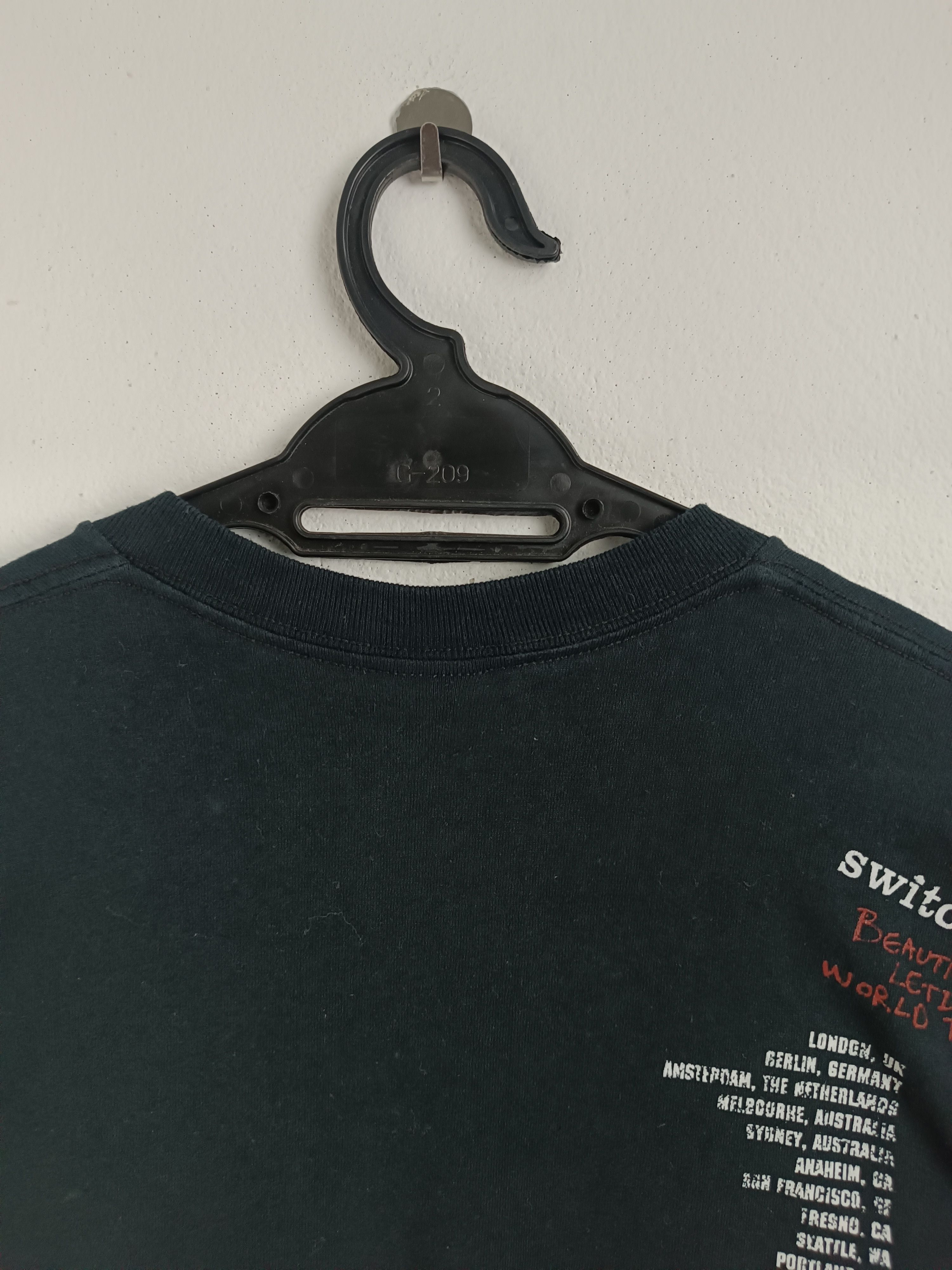 Band Tees VINTAGE 2000s SWITCHFOOT BEAUTIFUL LETDOWN WORLD TOUR Ts Y2K Size US S / EU 44-46 / 1 - 15 Thumbnail