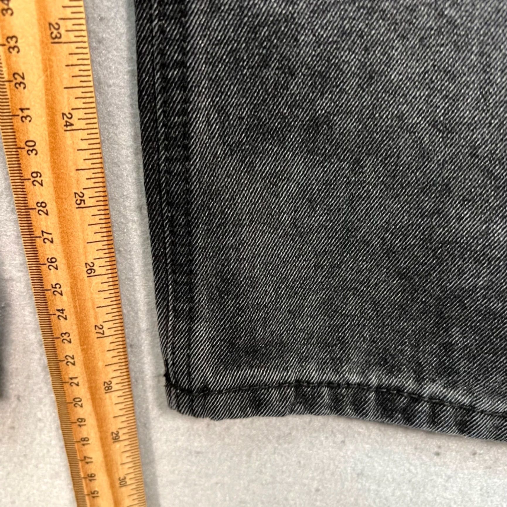 Vintage Motel Denim Womens 30 Black High-Waisted Straight-Leg Jeans 100% Cotton Size 30" / US 8 / IT 44 - 7 Thumbnail