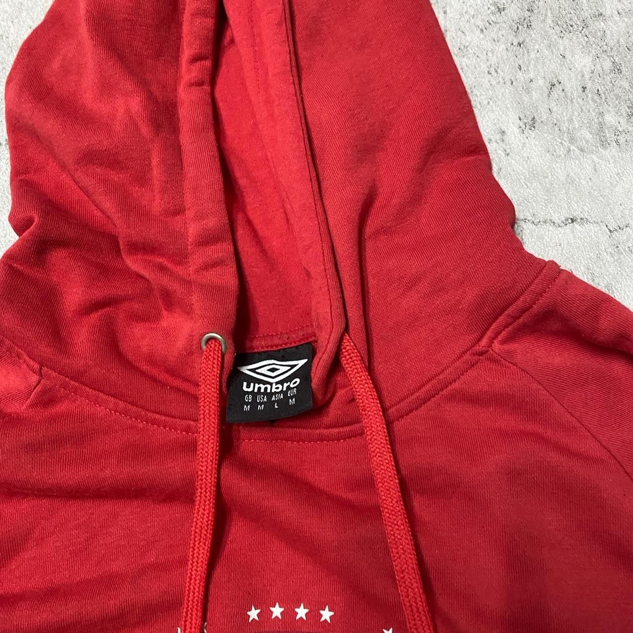 Umbro Red Umbro hoodie with embroidered logo #UmbroHoodie Size US M / EU 48-50 / 2 - 3 Thumbnail