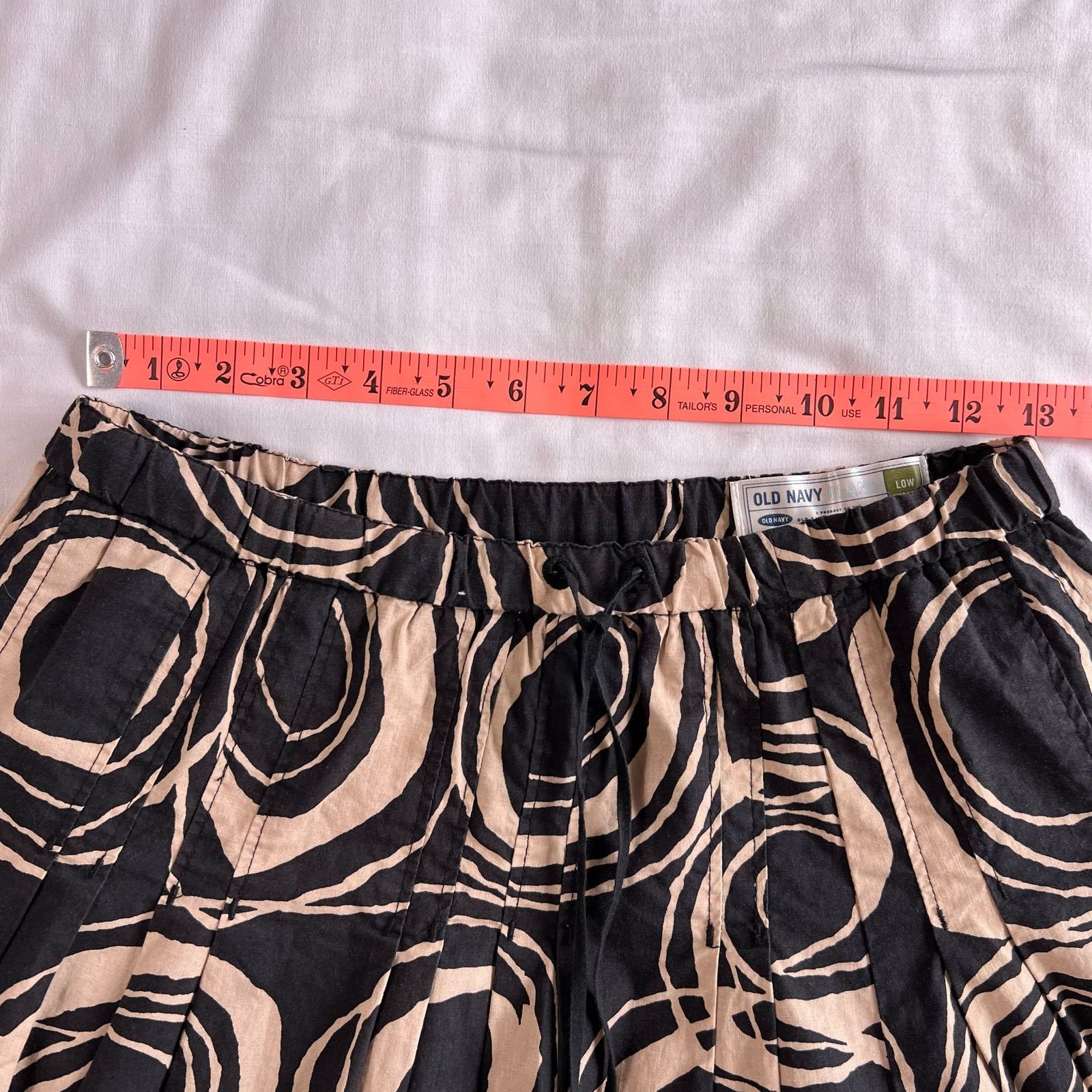 Old Navy Old Navy Women's 0 Black Tan Low Waist Skirt Knee Length Size 25" / US 0 / IT 36 - 5 Thumbnail