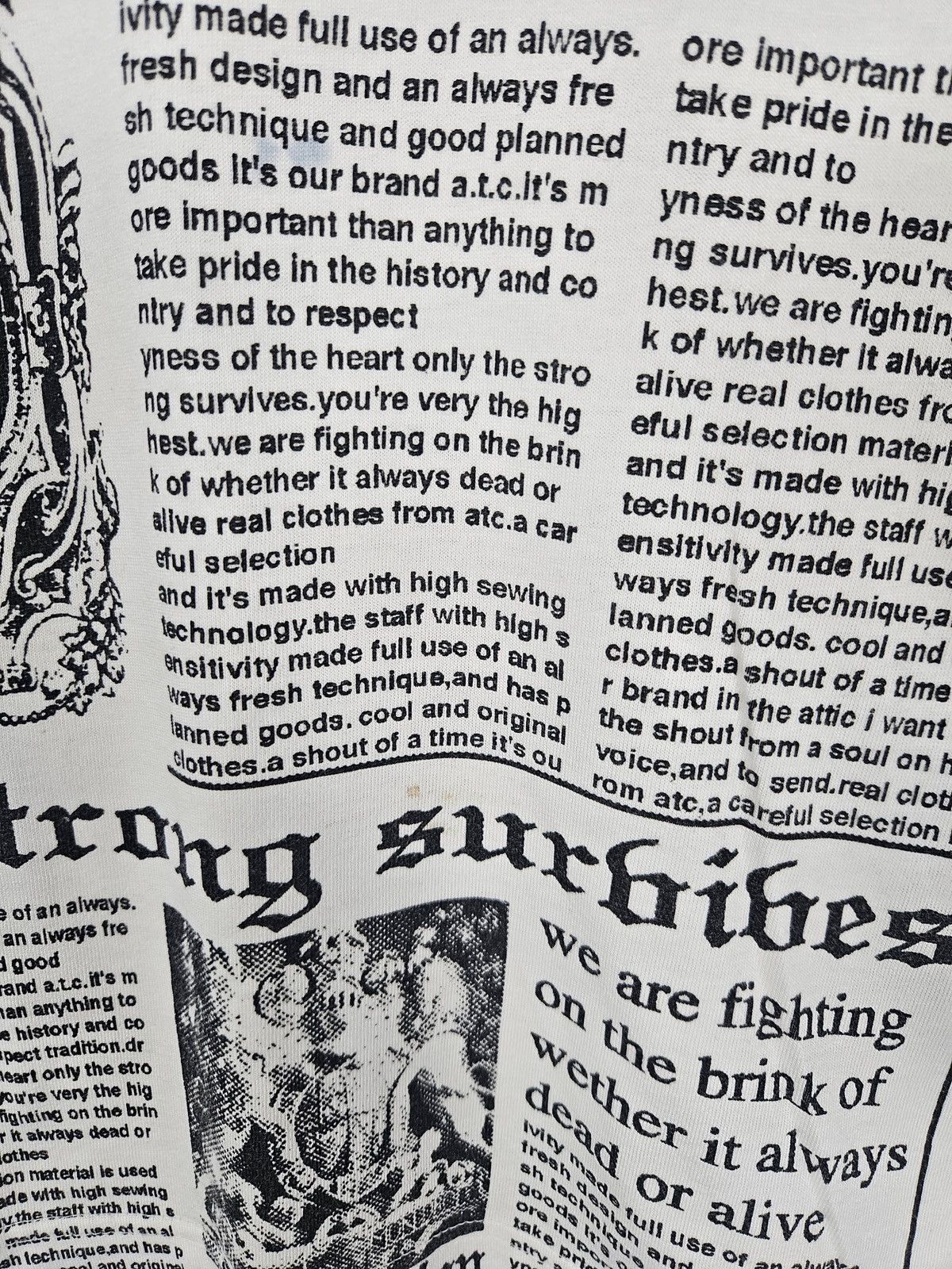 In The Attic In The Attic news paper tank top shirt Size US S / EU 44-46 / 1 - 7 Thumbnail