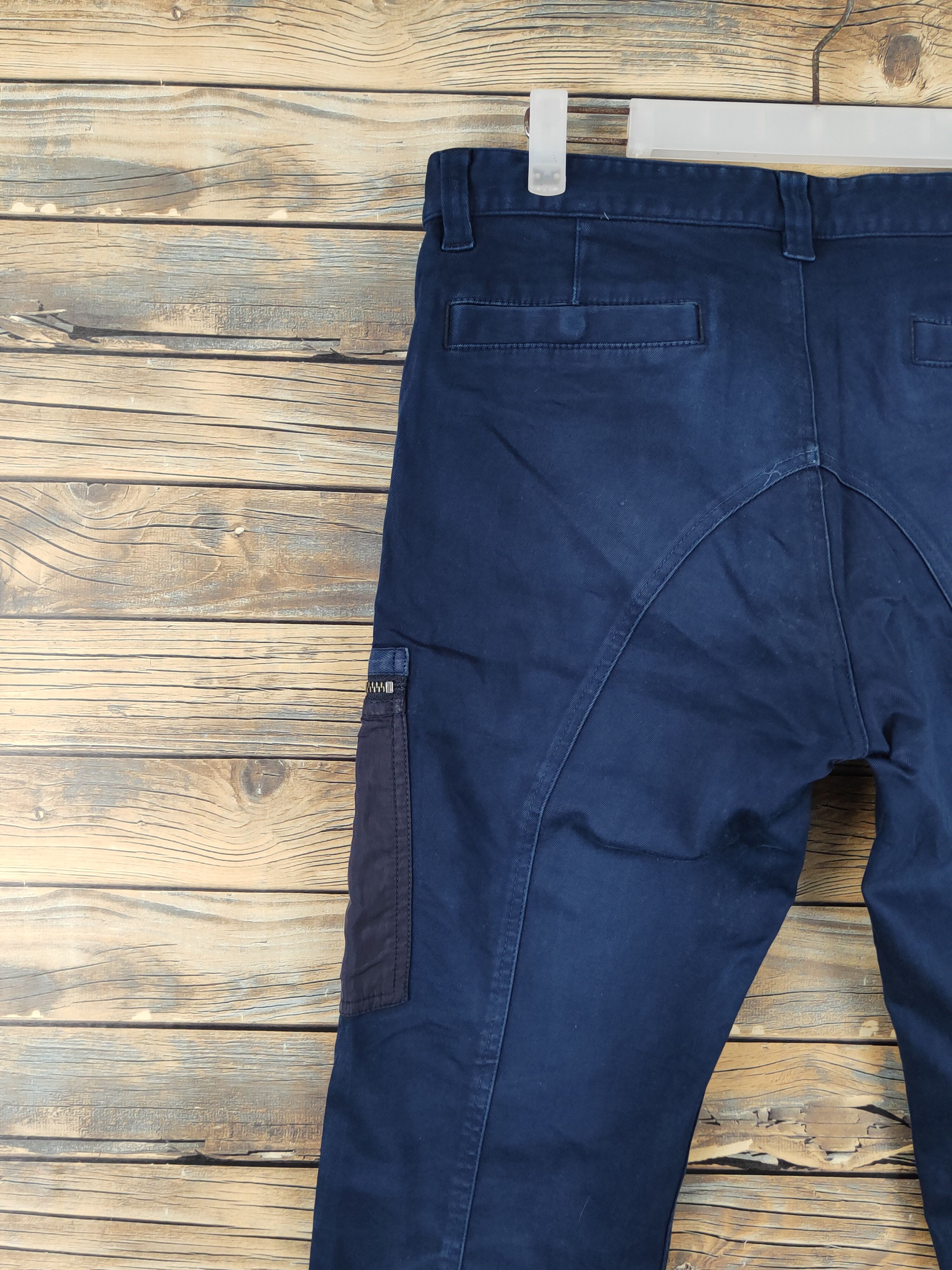 JOSEPH HOMME Joseph Homme Navy Multipocket Tactical Cargo Pants #W1791 Size US 33 - 8 Thumbnail