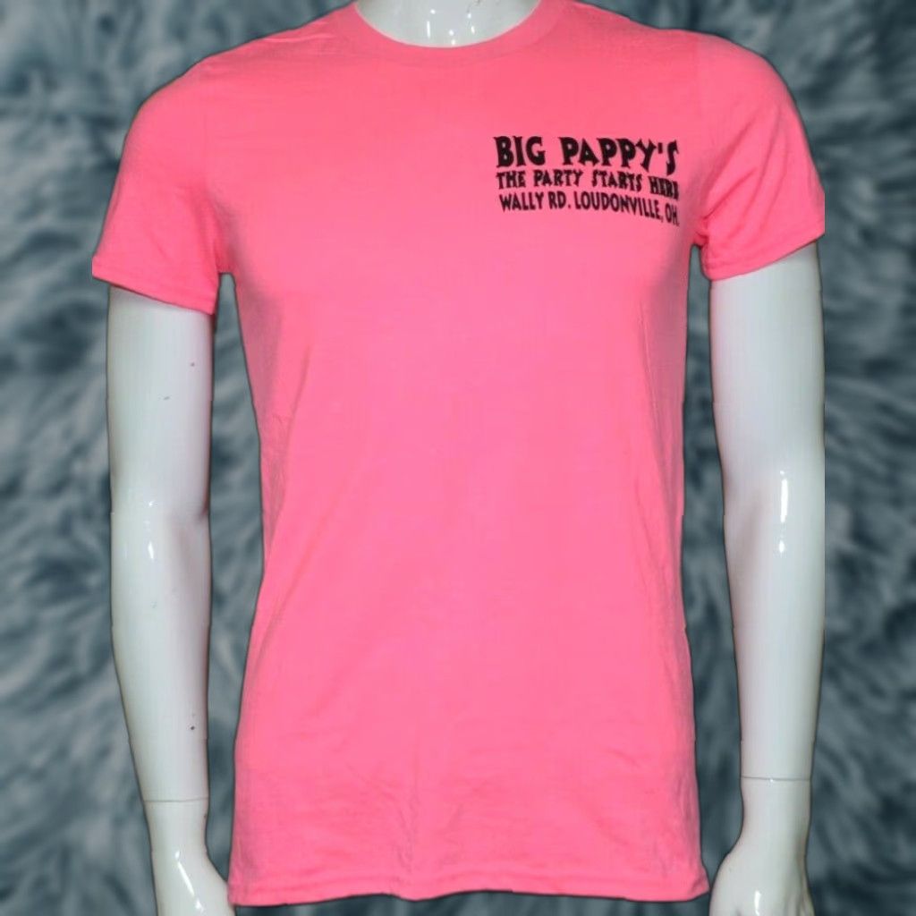 Anvil Big Pappy's Loudonville OH Dive River Stop Store T Shirt Small Party Starts Here Unisex Adults Pink Anvil Graphic Tee Short Sleeve Cotton Blend 90s? Size US S / EU 44-46 / 1 - 1 Thumbnail